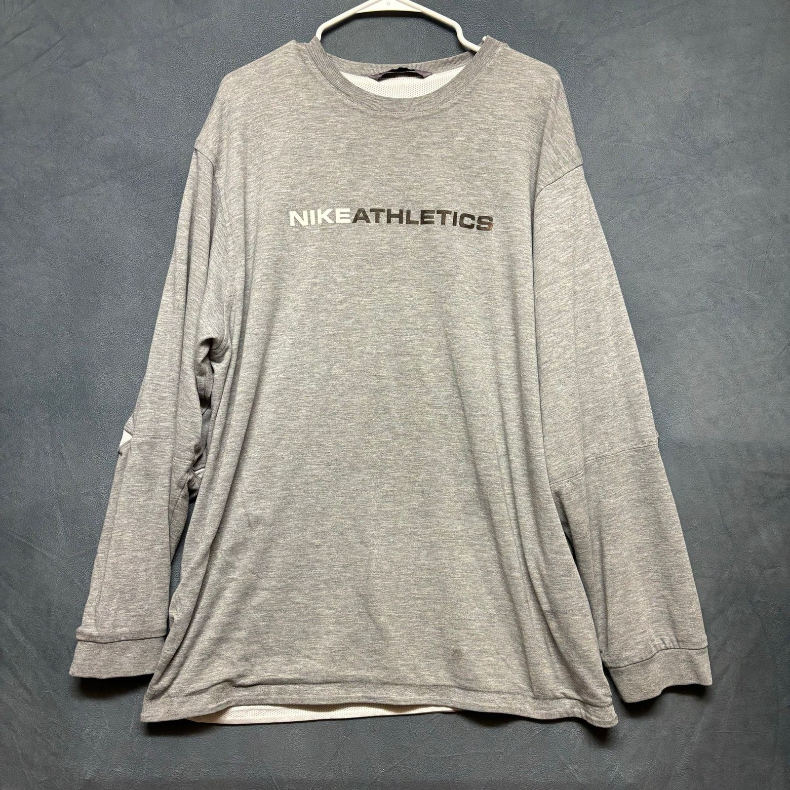 Nike Nike Athletics Long Sleeve Shirt 3X Mesh Lined Double Layer Size US XXL / EU 58 / 5 - 1 Thumbnail