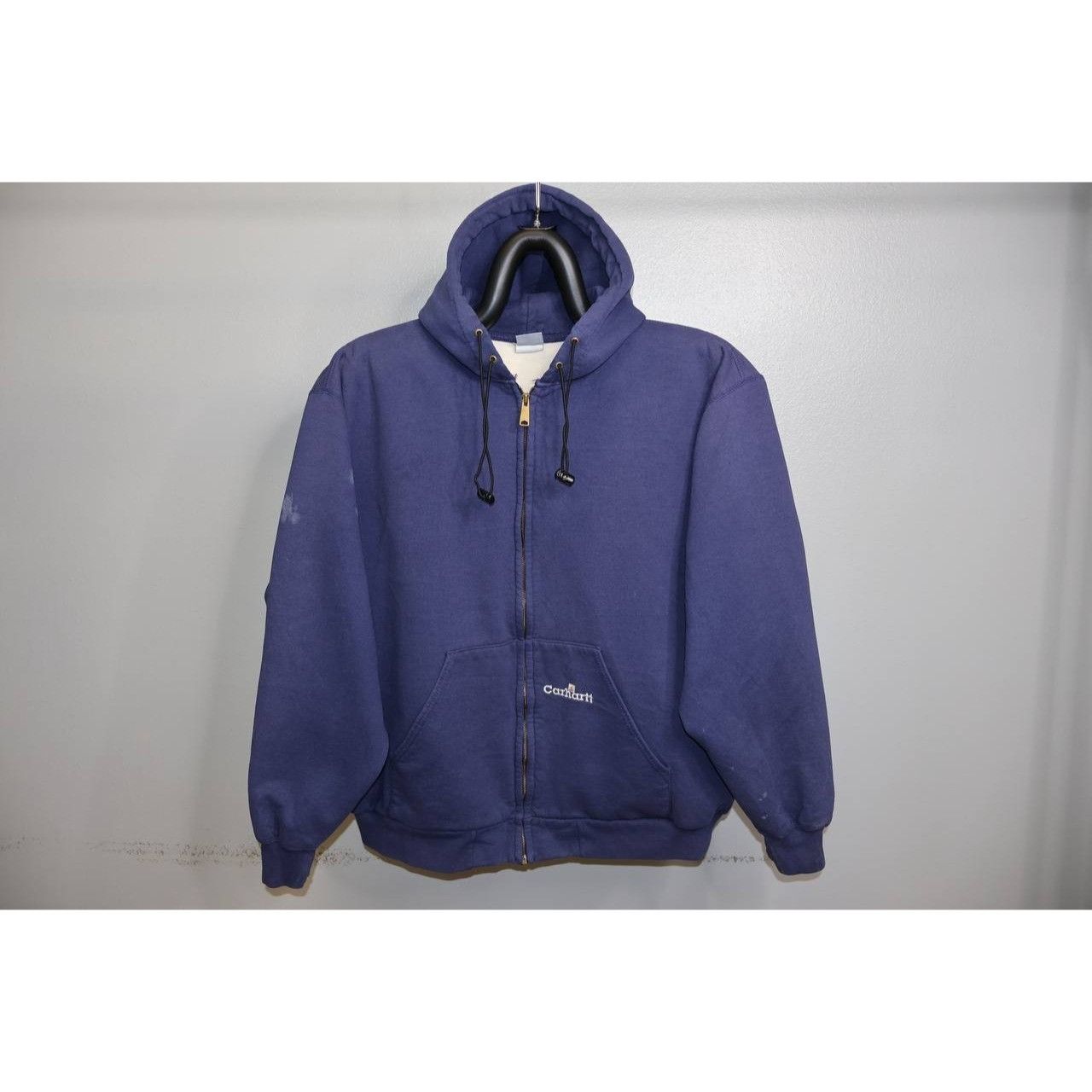 Carhartt Vtg Carhartt Workwear Jacket Navy Full Zip K129 Thermal Size US XXL / EU 58 / 5 - 1 Thumbnail