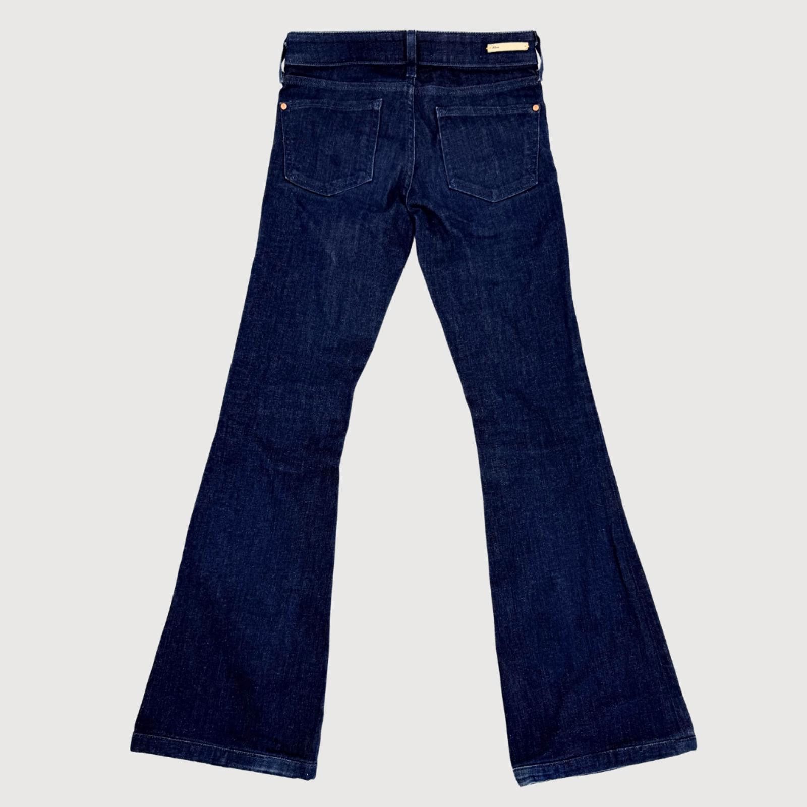Other Pilcro Anthro Stet Flare Jeans Dark Wash 25 Size 25" / US 0 / IT 36 - 3 Thumbnail