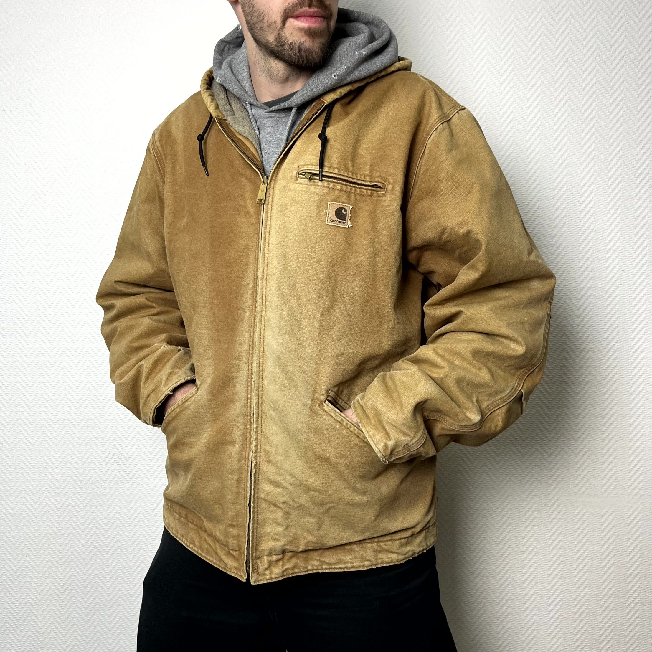 Vintage Carhartt Active Sandstone Sherpa Jacket Size XL
