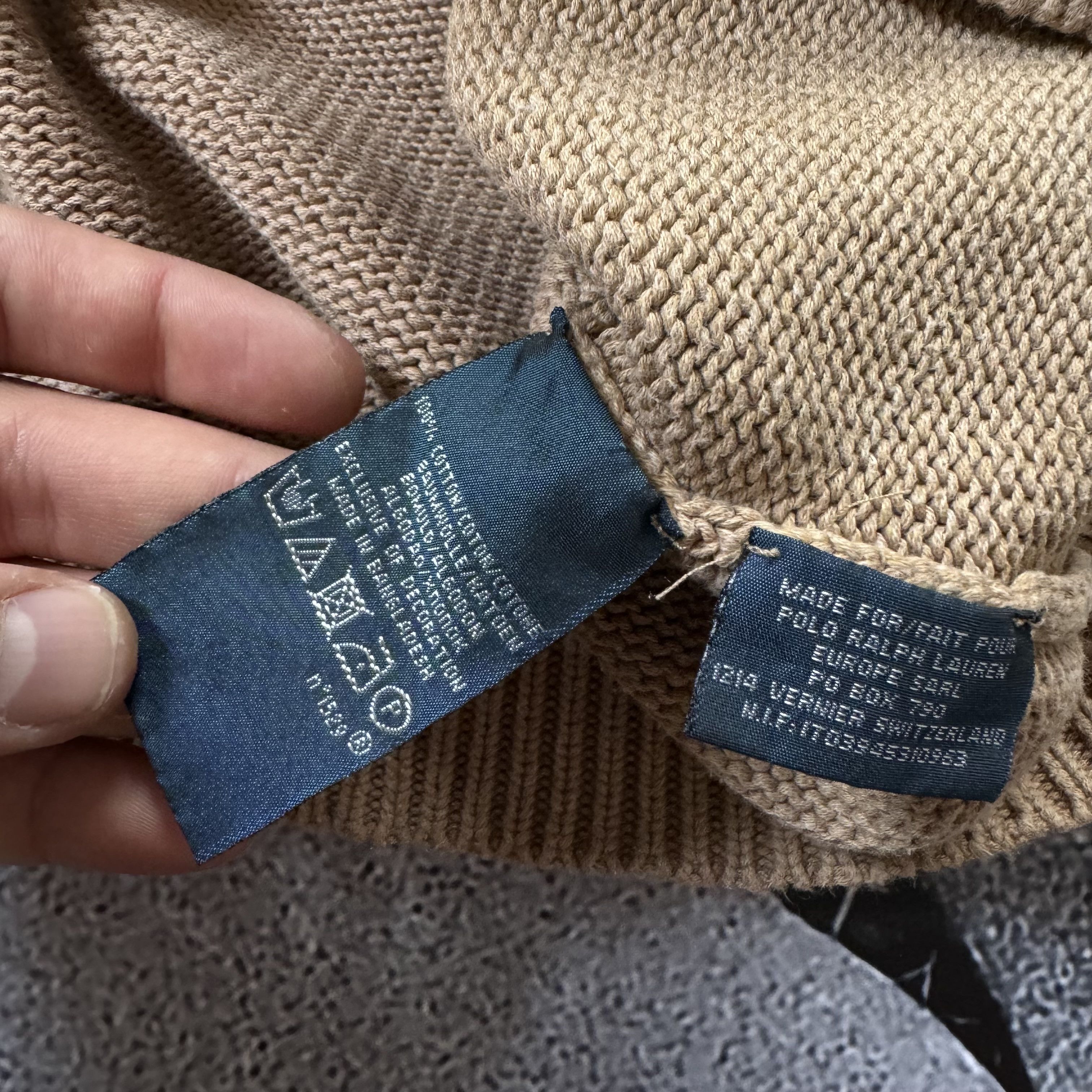 Ralph Lauren POLO RALPH LAUREN BROWN KNIT SWEATER VINTAGE Size US S / EU 44-46 / 1 - 7 Thumbnail