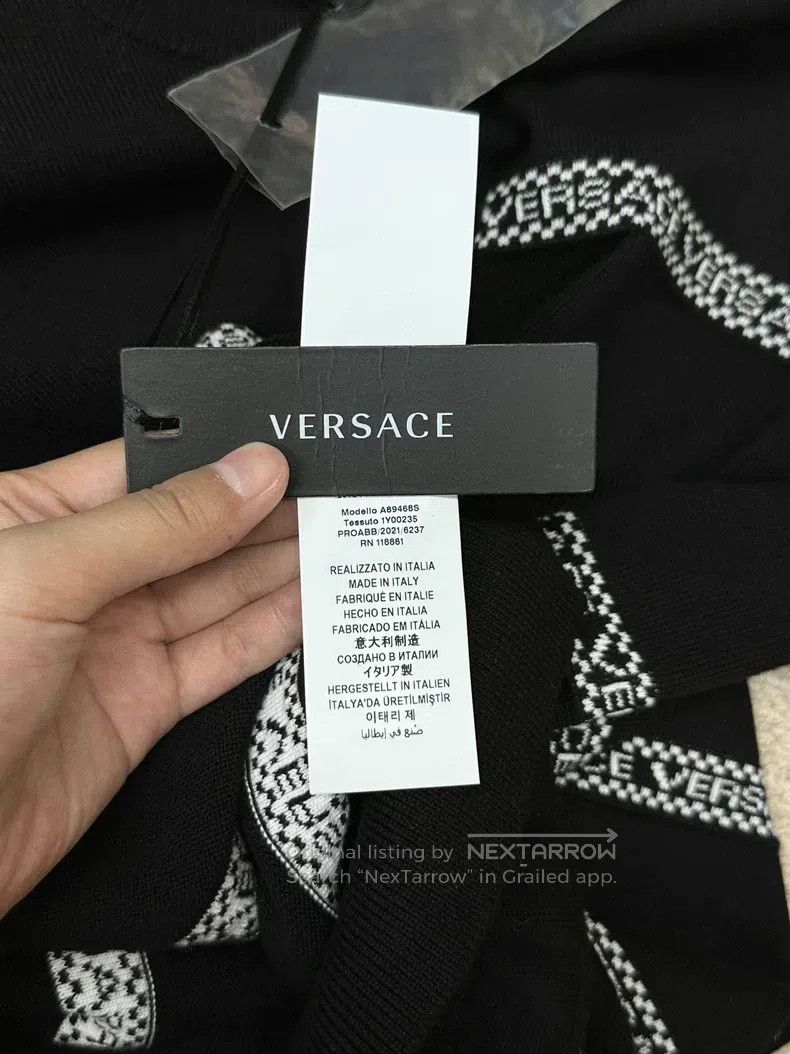 Versace Versace Black striped casual knitwear Size US XS / EU 42 / 0 - 6 Thumbnail