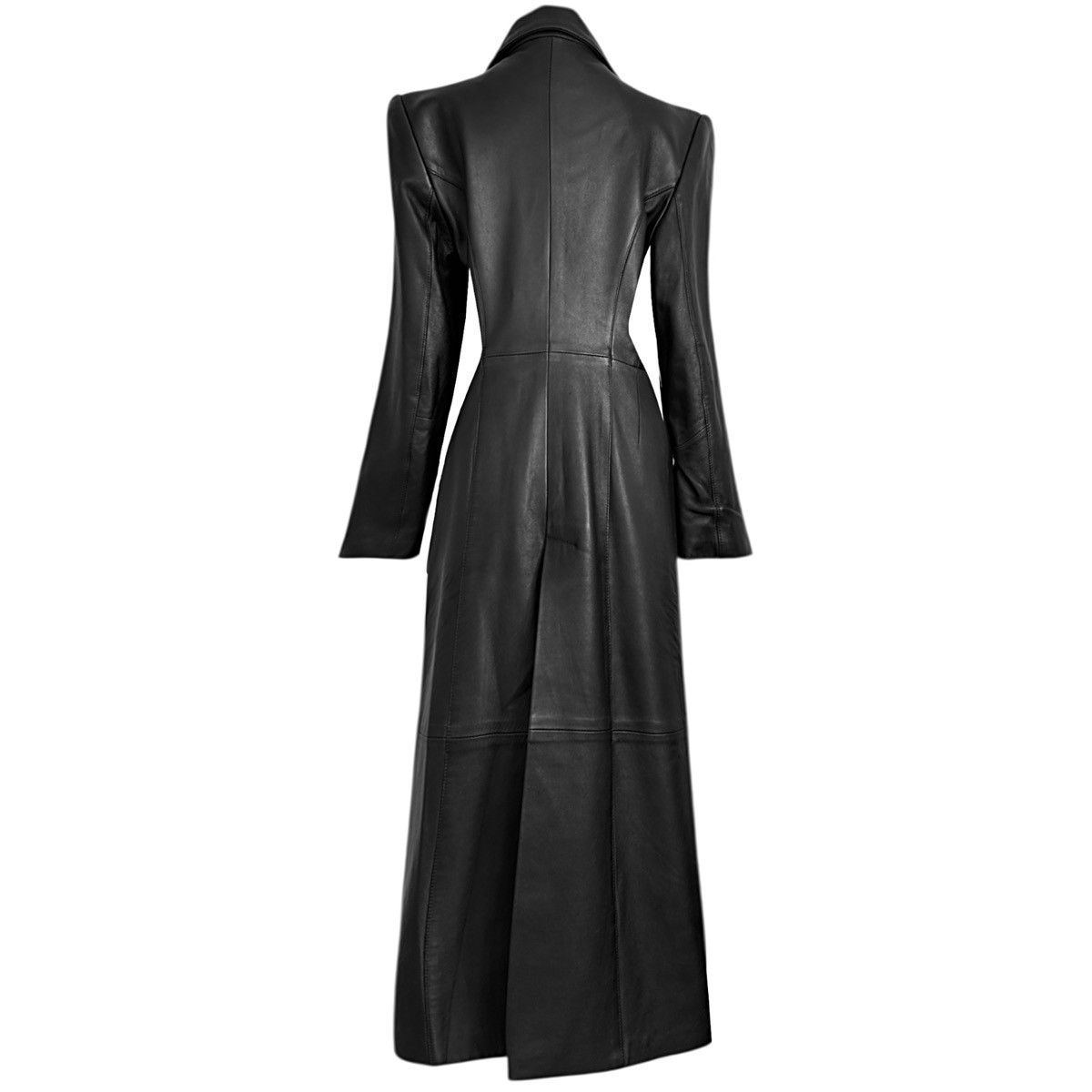 Vintage Iconic super long matrix leather coat Size M / US 6-8 / IT 42-44 - 2 Thumbnail
