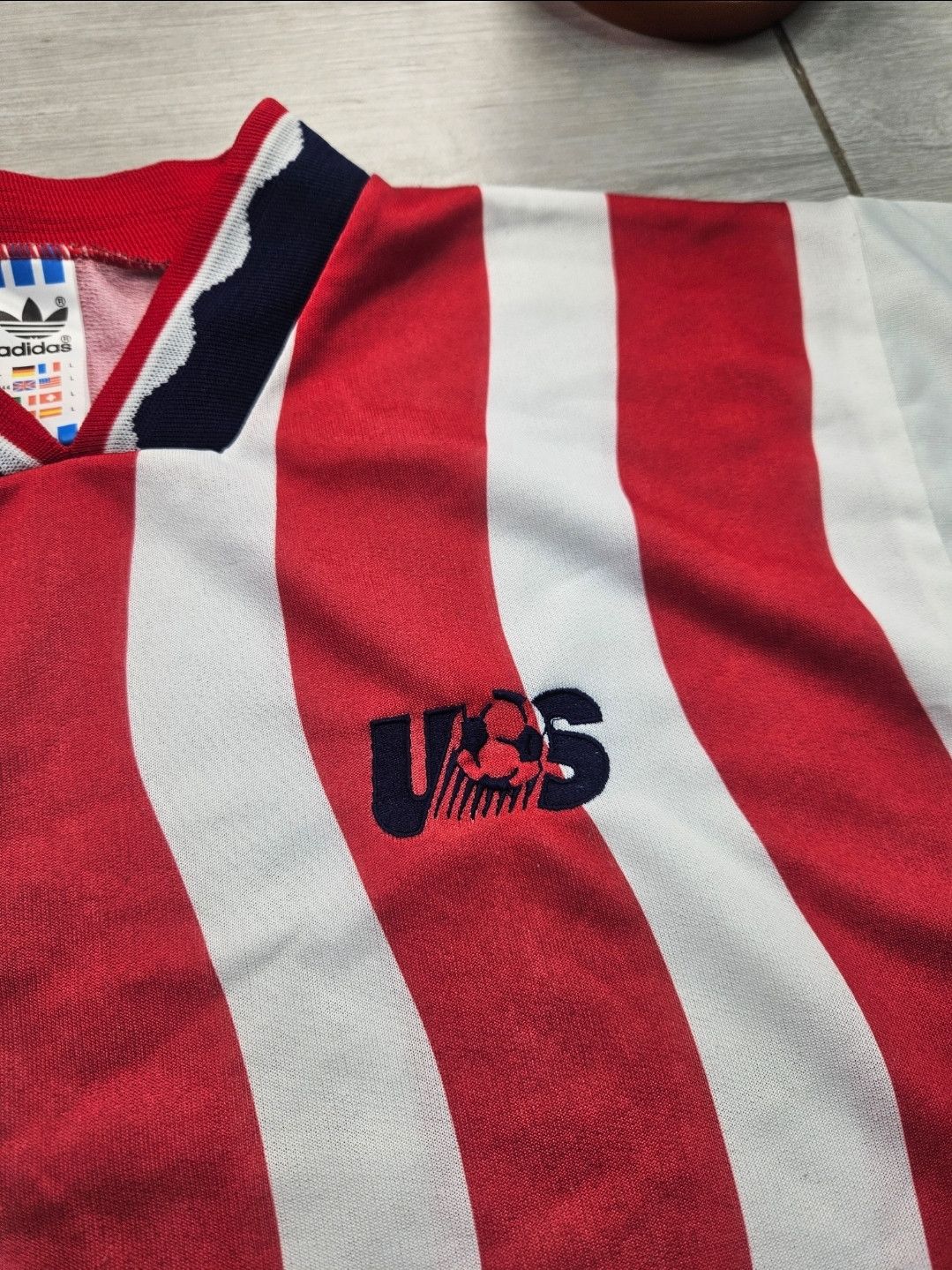 Adidas USA 1994 home Kit adidas Soccer Football Size US L / EU 52-54 / 3 - 3 Thumbnail