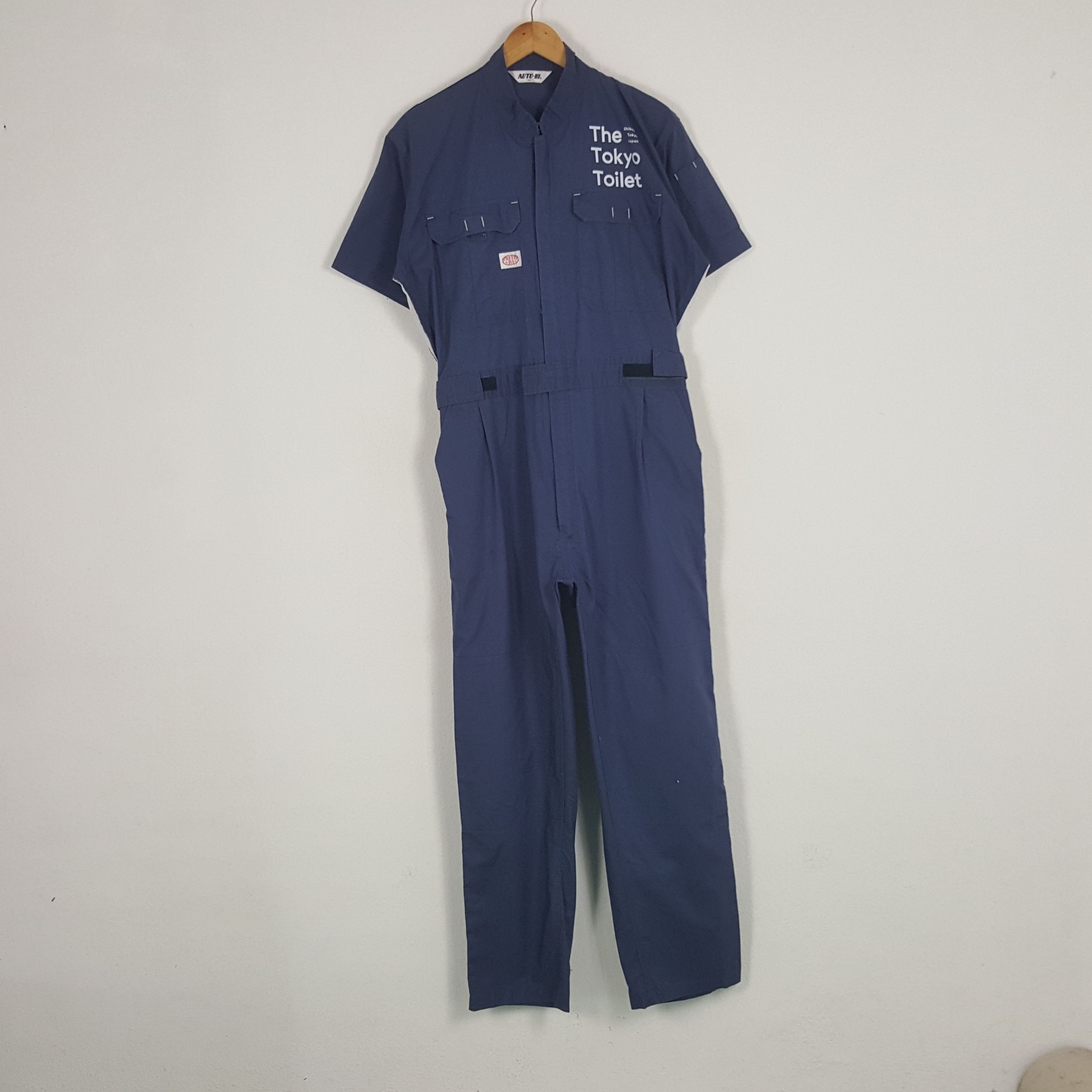 Japanese Brand × Vintage Vintage The Tokyo Toilet Japanese Brand Coverall Jacket Size US M / EU 48-50 / 2 - 4 Thumbnail