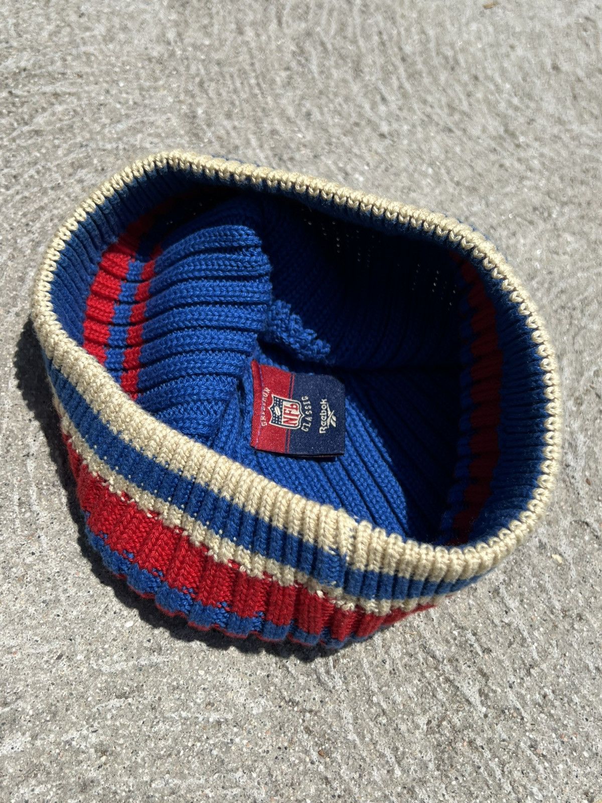 Vintage 90’s 2000’s Y2K VTG Vintage Reebok x New York Giants Beanie Size ONE SIZE - 4 Thumbnail