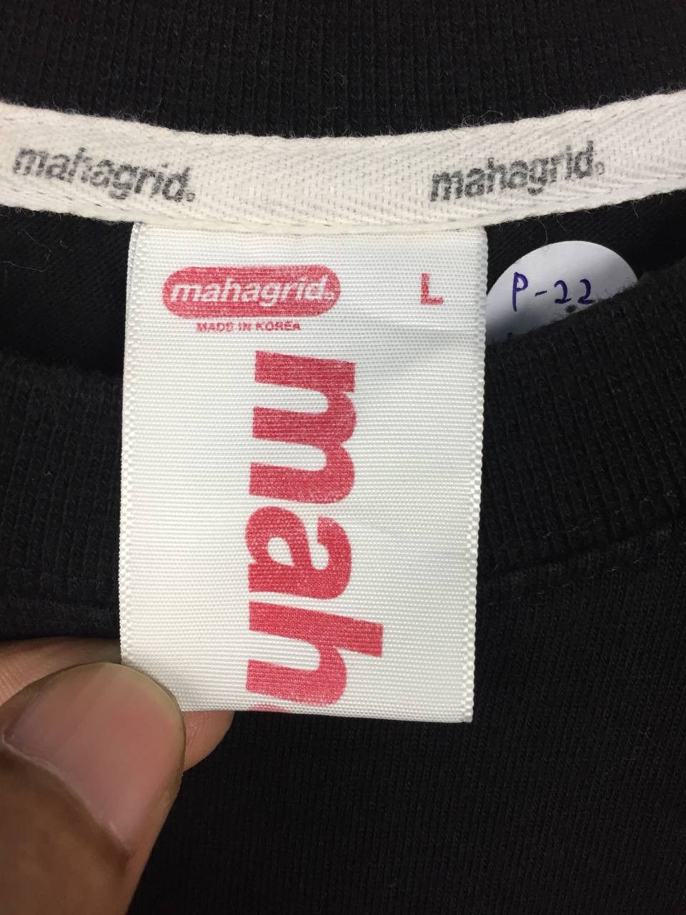 Other Mahagrid MGD Design Studio Spell Out Logo Longsleeve Tee Size US L / EU 52-54 / 3 - 9 Thumbnail