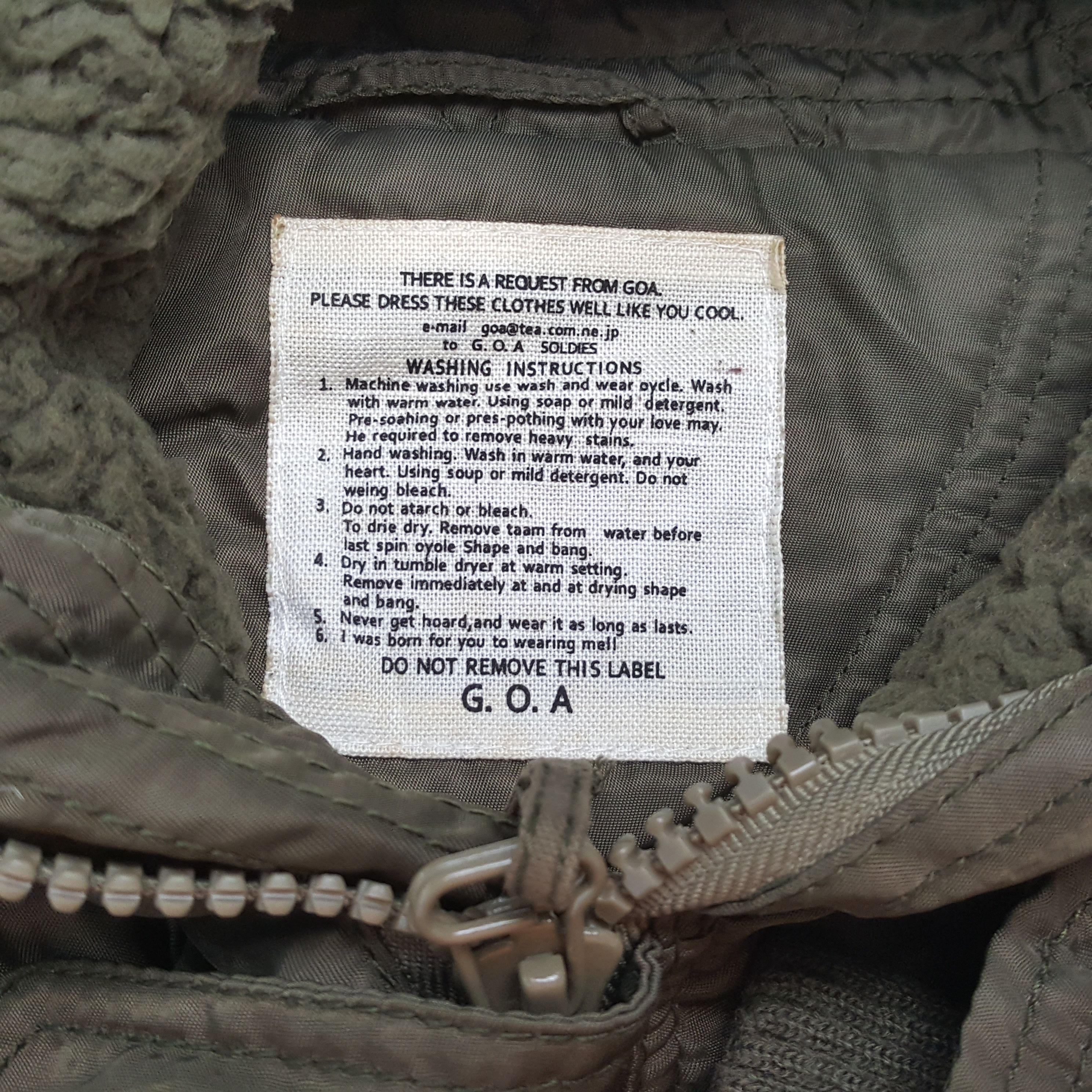 If Six Was Nine × Japanese Brand × Vintage Vintage G.O.A Japanese If Six Was Nine Parkas Jacket Size US S / EU 44-46 / 1 - 11 Thumbnail