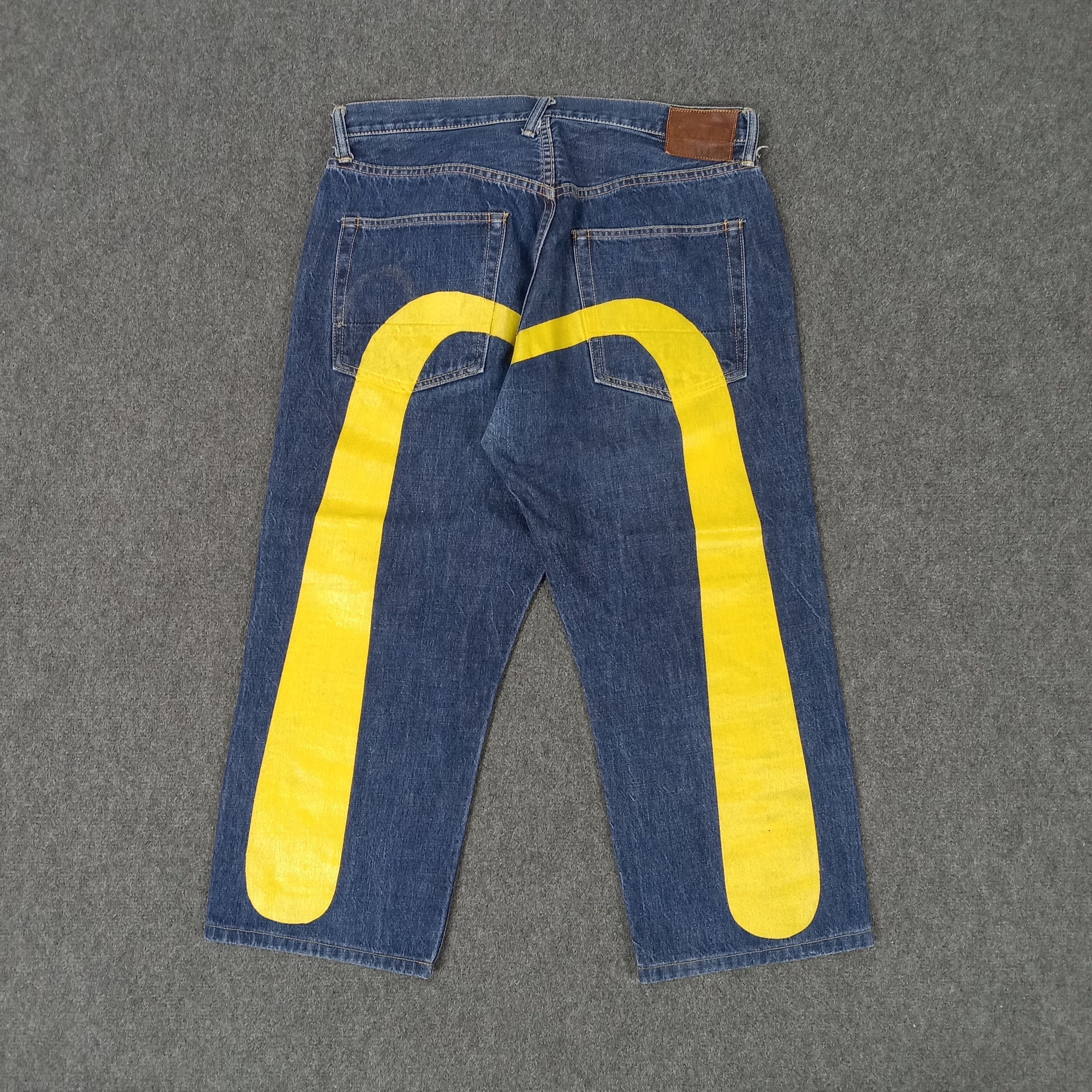 Evisu Evisu Japanese Brand Daicock Custom Art Baggy Denim Jeans Size US 34 / EU 50 - 1 Thumbnail