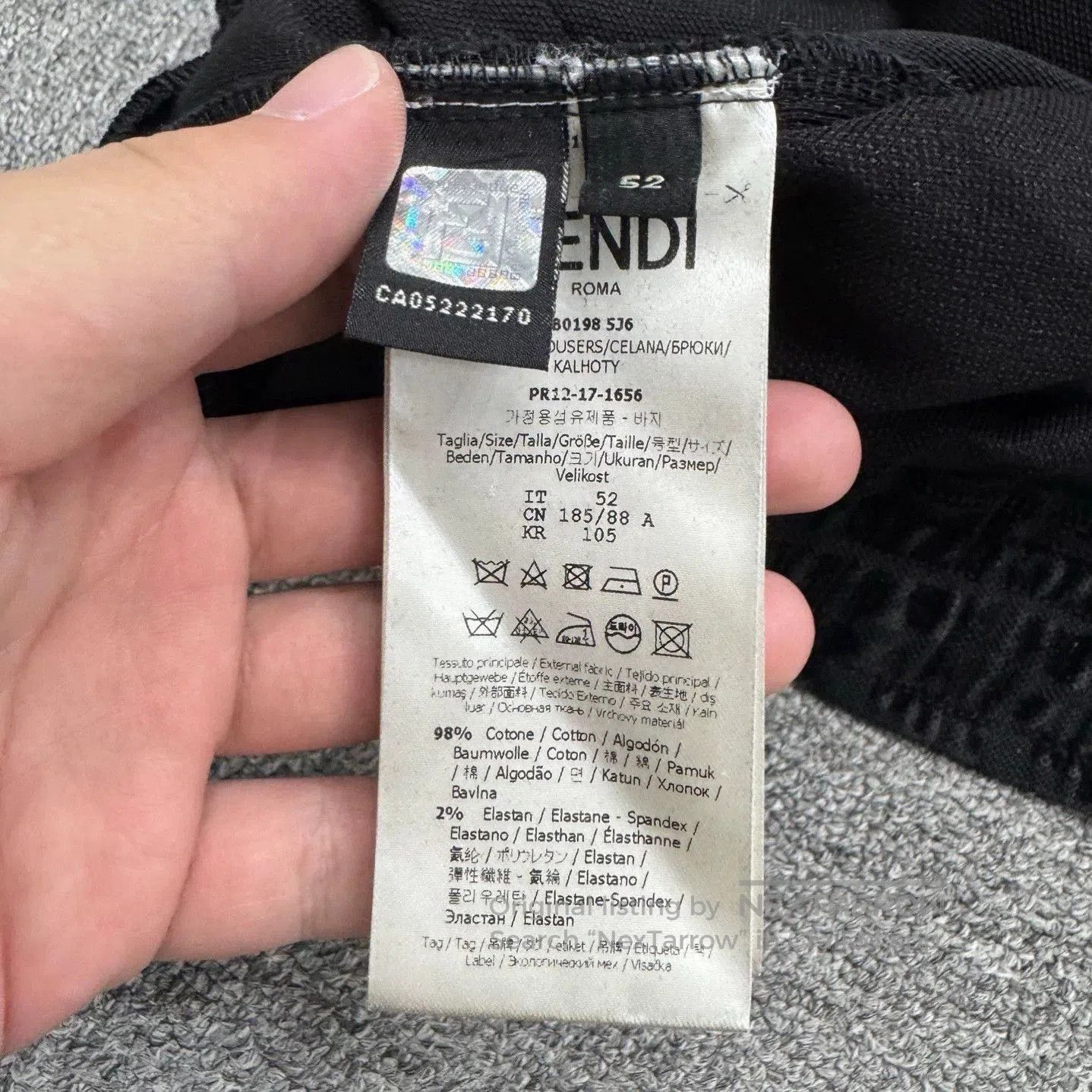 Fendi Fendi Double F Flocked Shorts. Size US 33 - 5 Thumbnail