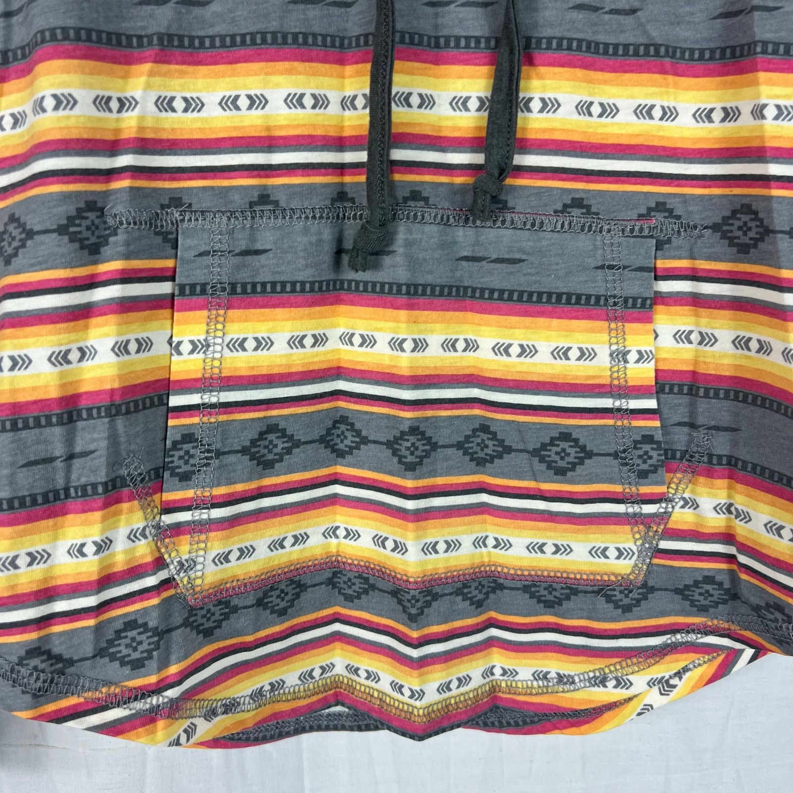 Panhandle Slim Panhandle Western Hoodie XS Gray Orange Southwestern Size XS / US 0-2 / IT 36-38 - 3 Thumbnail