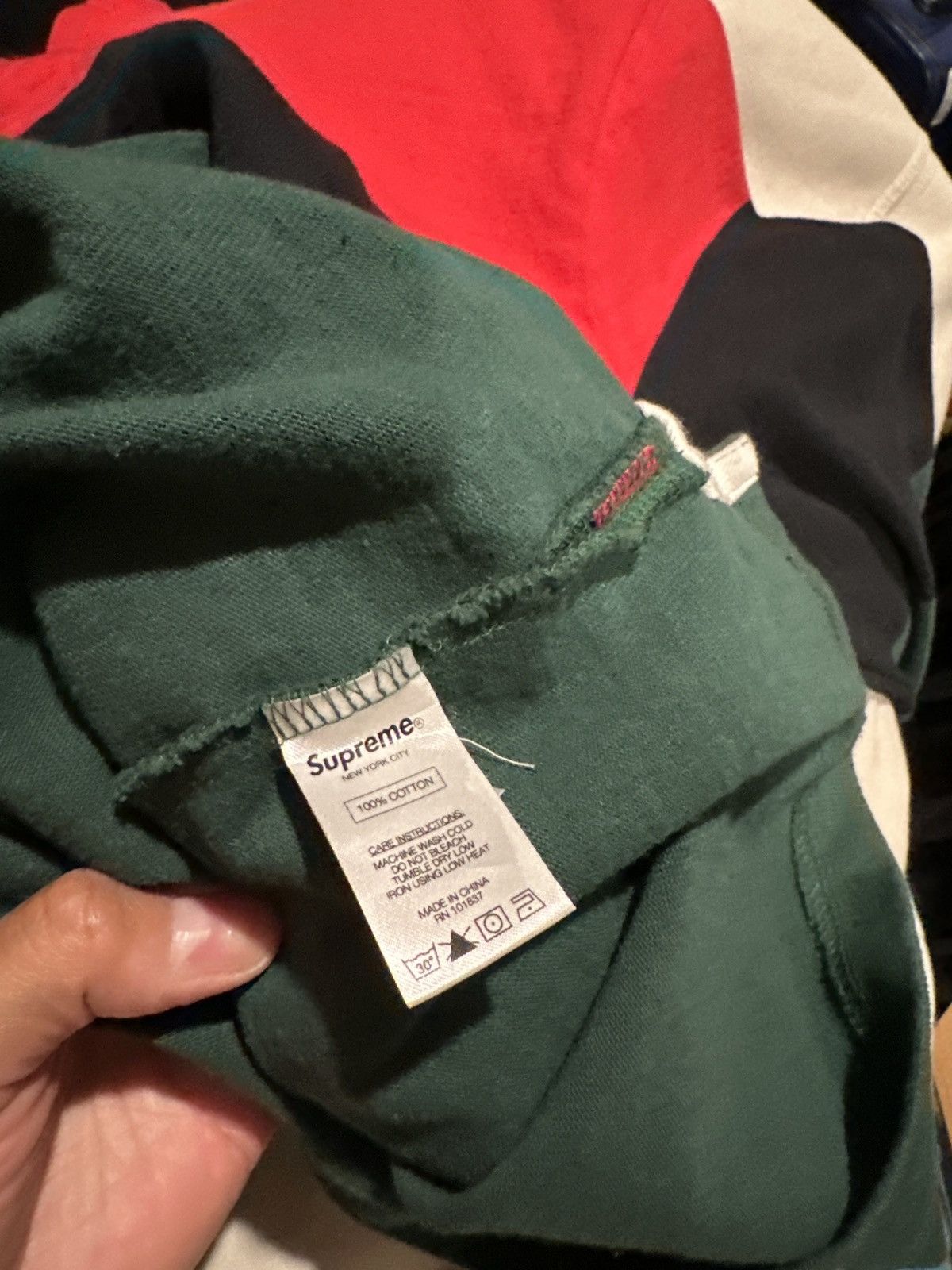 Supreme Supreme Arabic hooded shirt Size US L / EU 52-54 / 3 - 5 Thumbnail