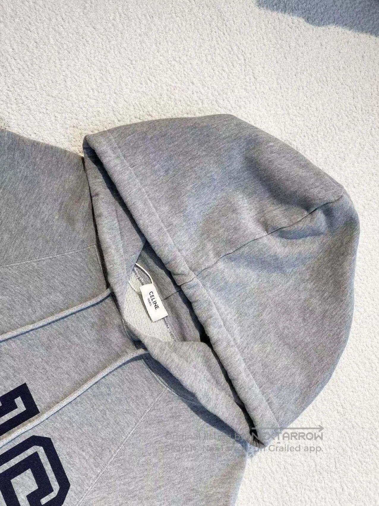 Celine Celine Printed logo short-sleeved hoodie| Size S / US 4 / IT 40 - 4 Thumbnail