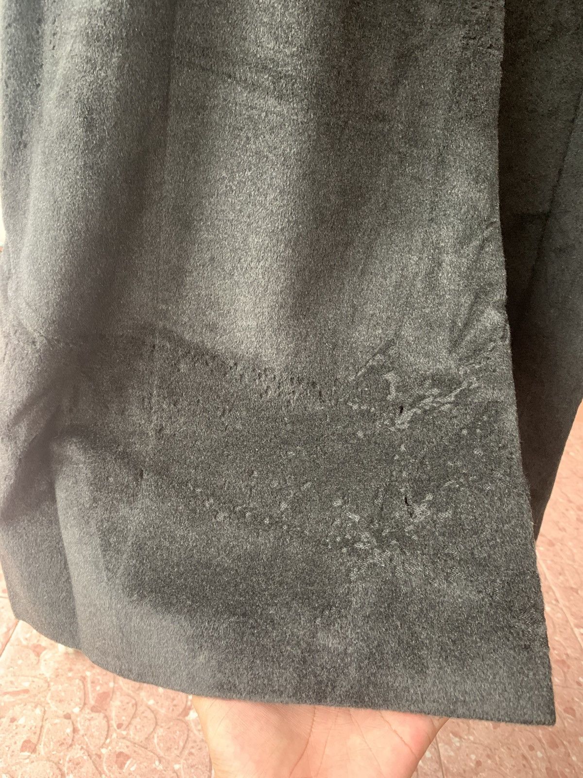 Yohji Yamamoto 🔥VTG YOHJI YAMAMOTO WOOL VELVET OVERCOATS Size US XL / EU 56 / 4 - 9 Thumbnail