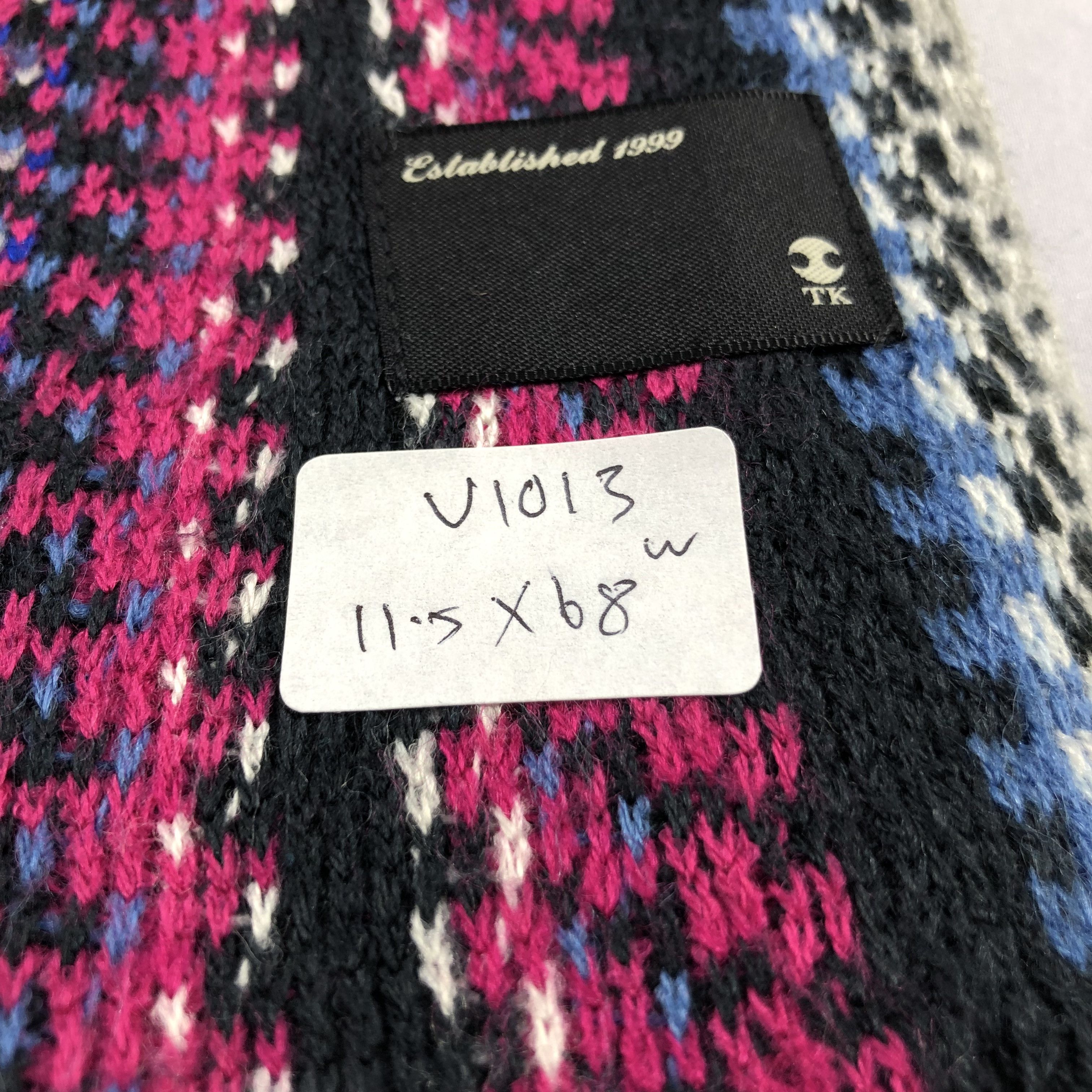 Takeo Kikuchi Takeo Kikuchi Wool Scarf Muffler V1013 Size ONE SIZE - 6 Thumbnail