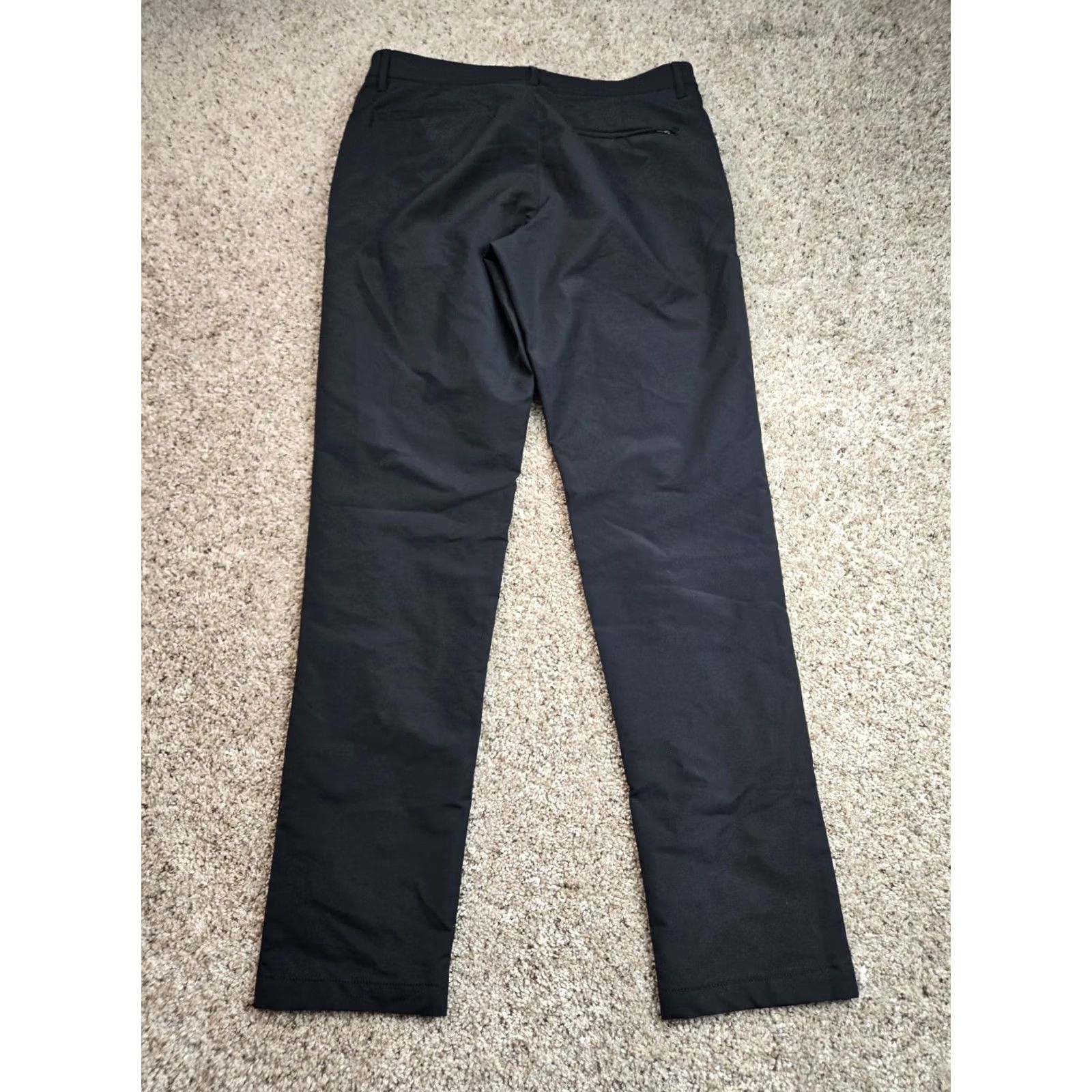 Banana Republic Banana Republic Black Tech Chino Pants 32x34 Mens Straight Leg Casual Business Slim Size US 32 / EU 48 - 5 Thumbnail