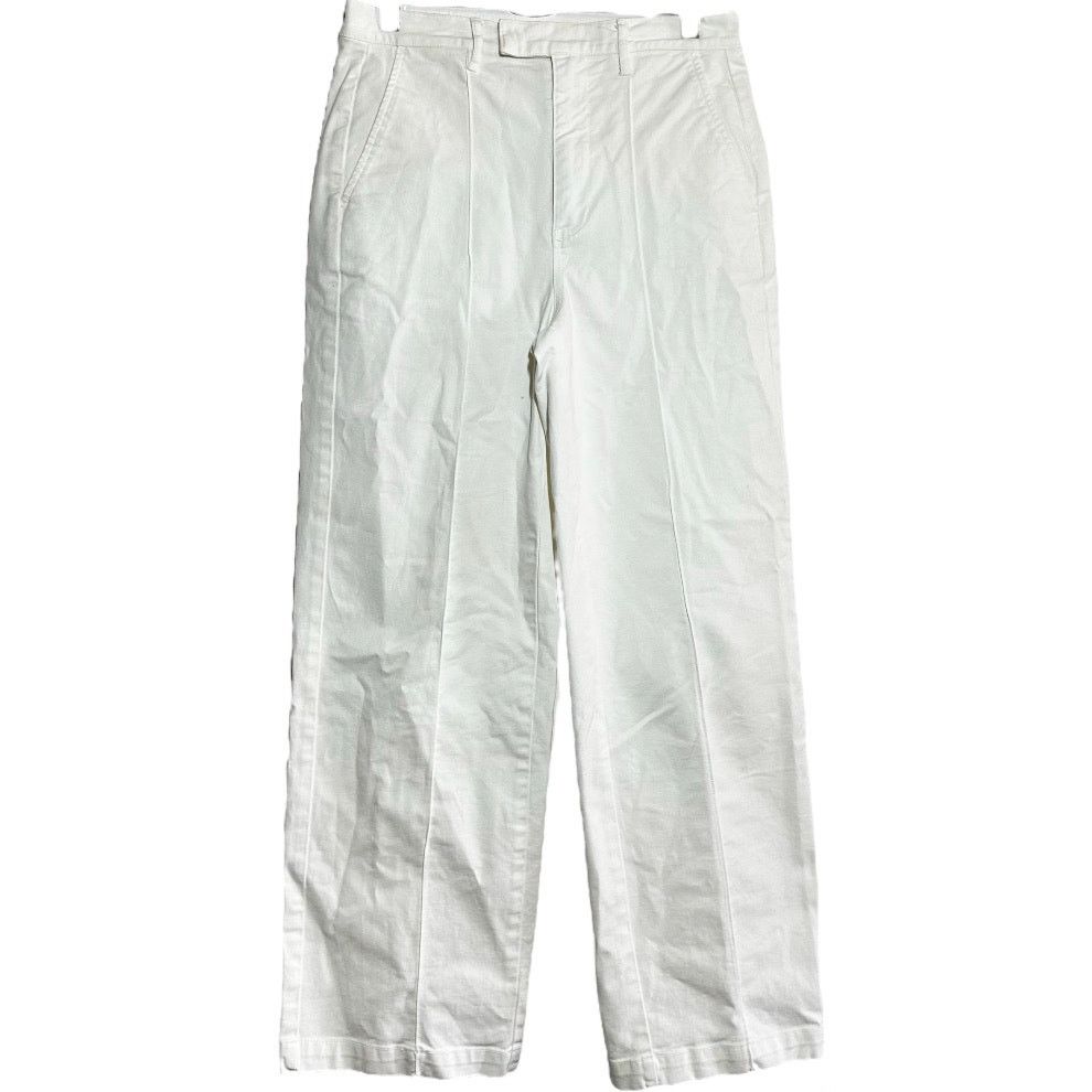 Alex Mill Alex Mill Trouser High Rise Straight Twill Pockets White 4 Size 27" / US 4 / IT 40 - 2 Thumbnail