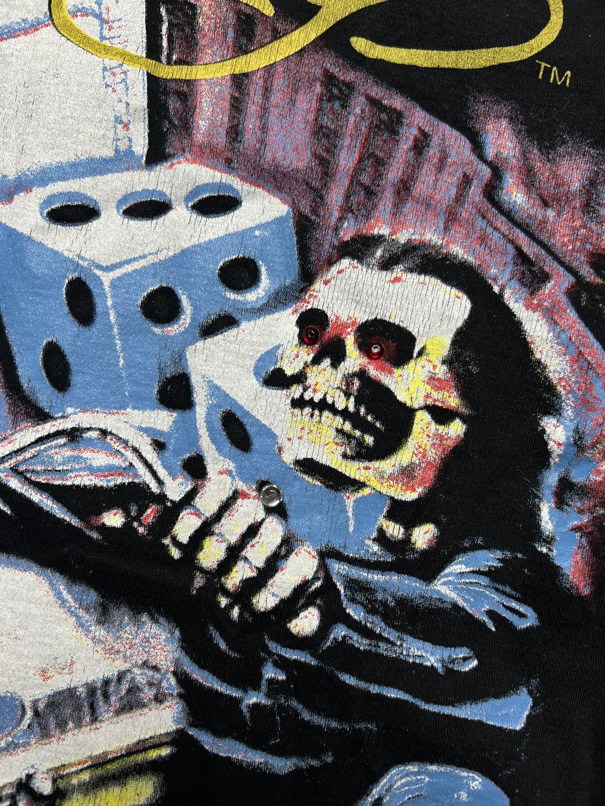 Christian Audigier Ed Hardy by Christian Audigier Biker Skeleton Ghost Rider Size US M / EU 48-50 / 2 - 10 Thumbnail