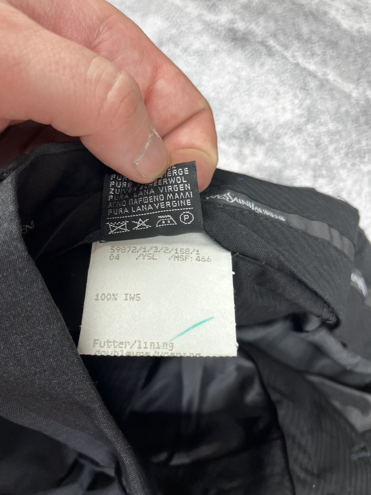 Saint Laurent Paris YSL vintage pants 90s Size US 32 / EU 48 - 7 Thumbnail
