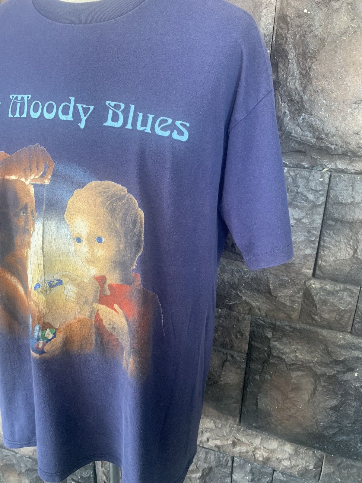 Band Tees × Vintage Vintage 90s The Moody Blues Tour English Rock Band T shirt Size US L / EU 52-54 / 3 - 4 Thumbnail