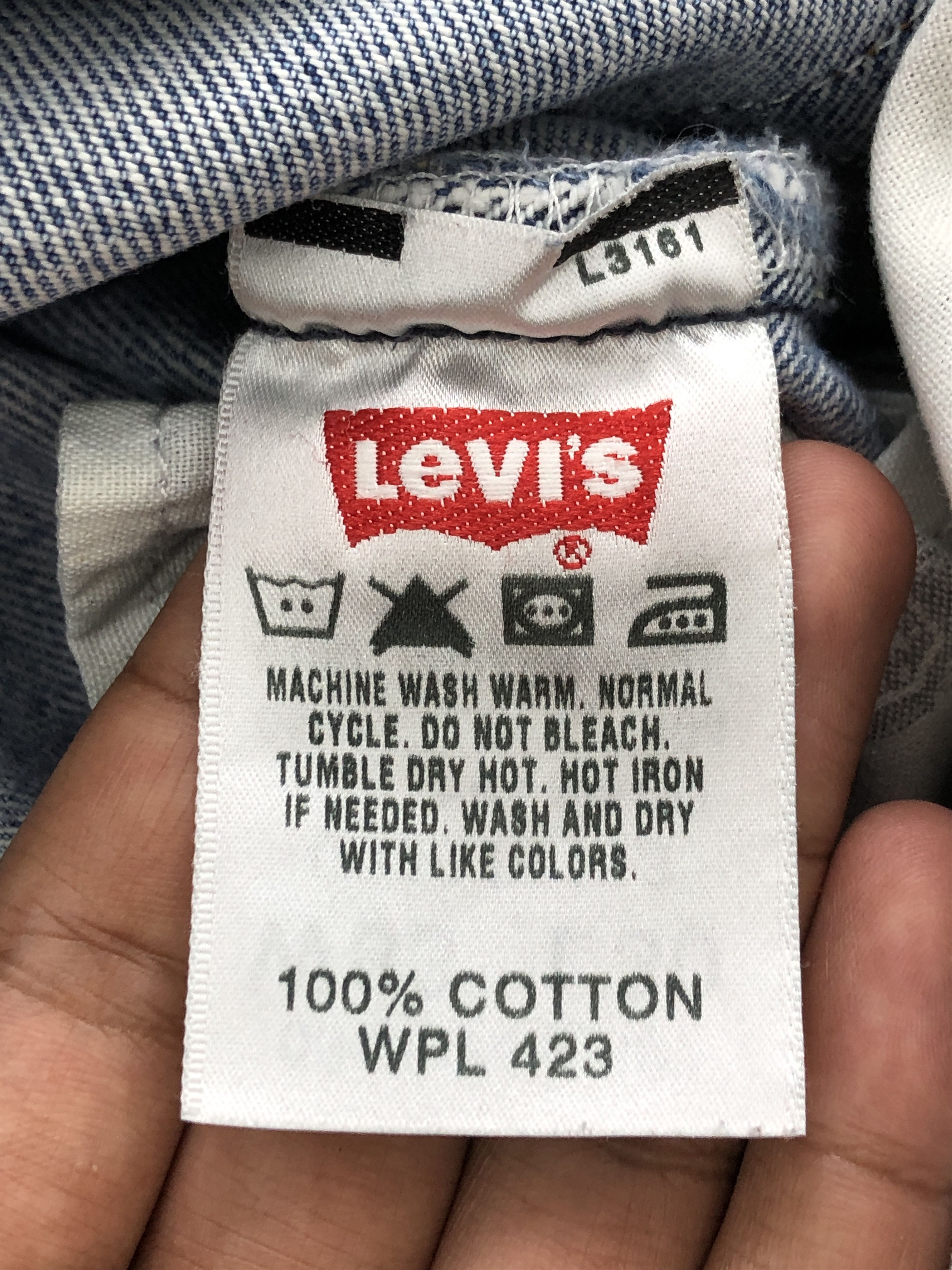Levi's × Vintage Vintage 90s Levi's 501 Distressed Blue Jeans Size US 31 - 7 Thumbnail