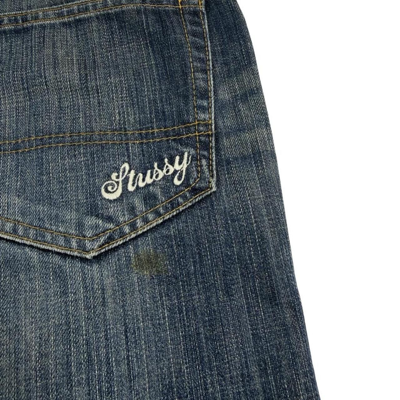 Stussy Vintage 2000s Stussy Embroidered Logo Jeans - Waist: 30” Size US 30 / EU 46 - 7 Thumbnail