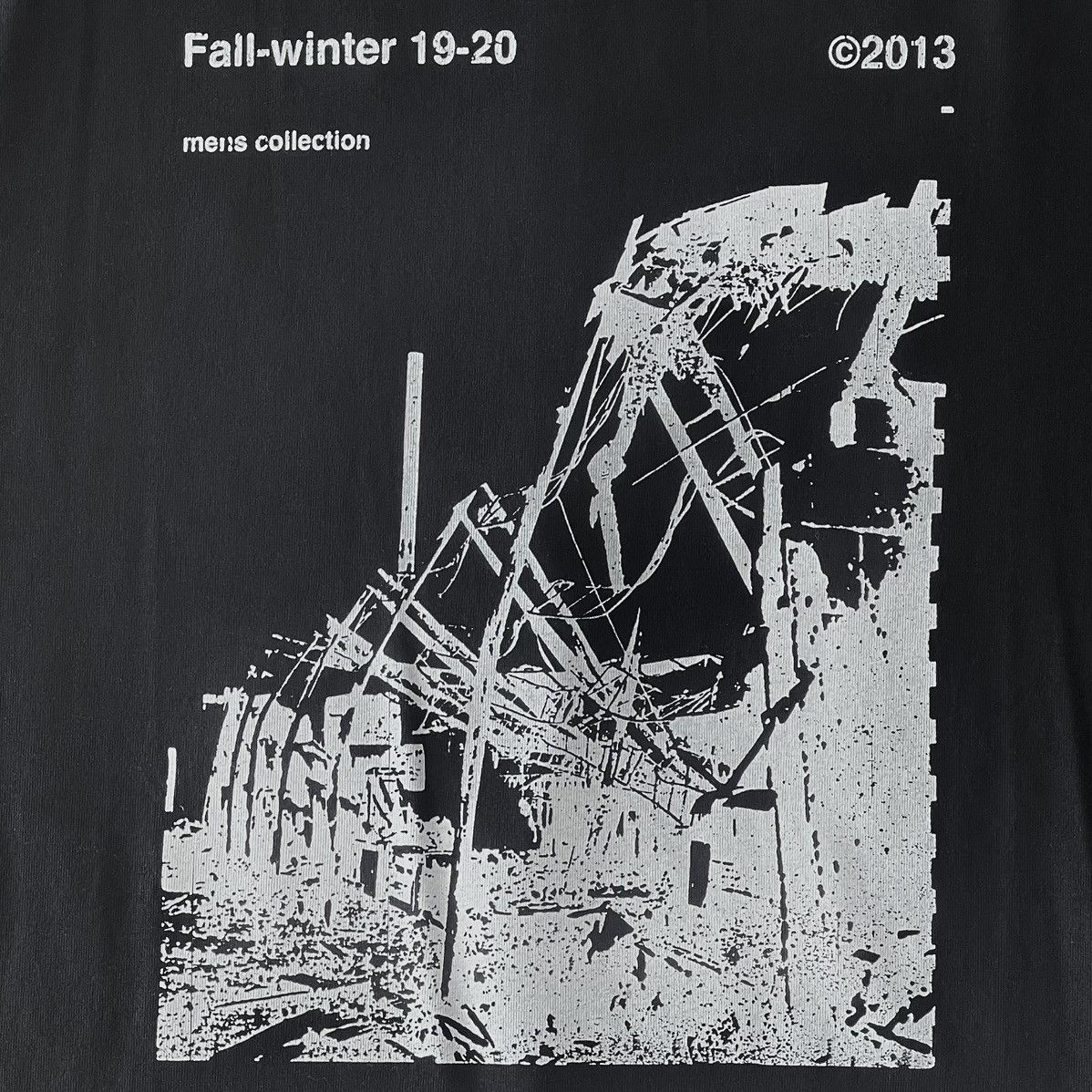 Off-White VIRGIL ABLOH OVERSIZED RUINED FACTORY SHIRT FW 2019 Size US XS / EU 42 / 0 - 8 Thumbnail