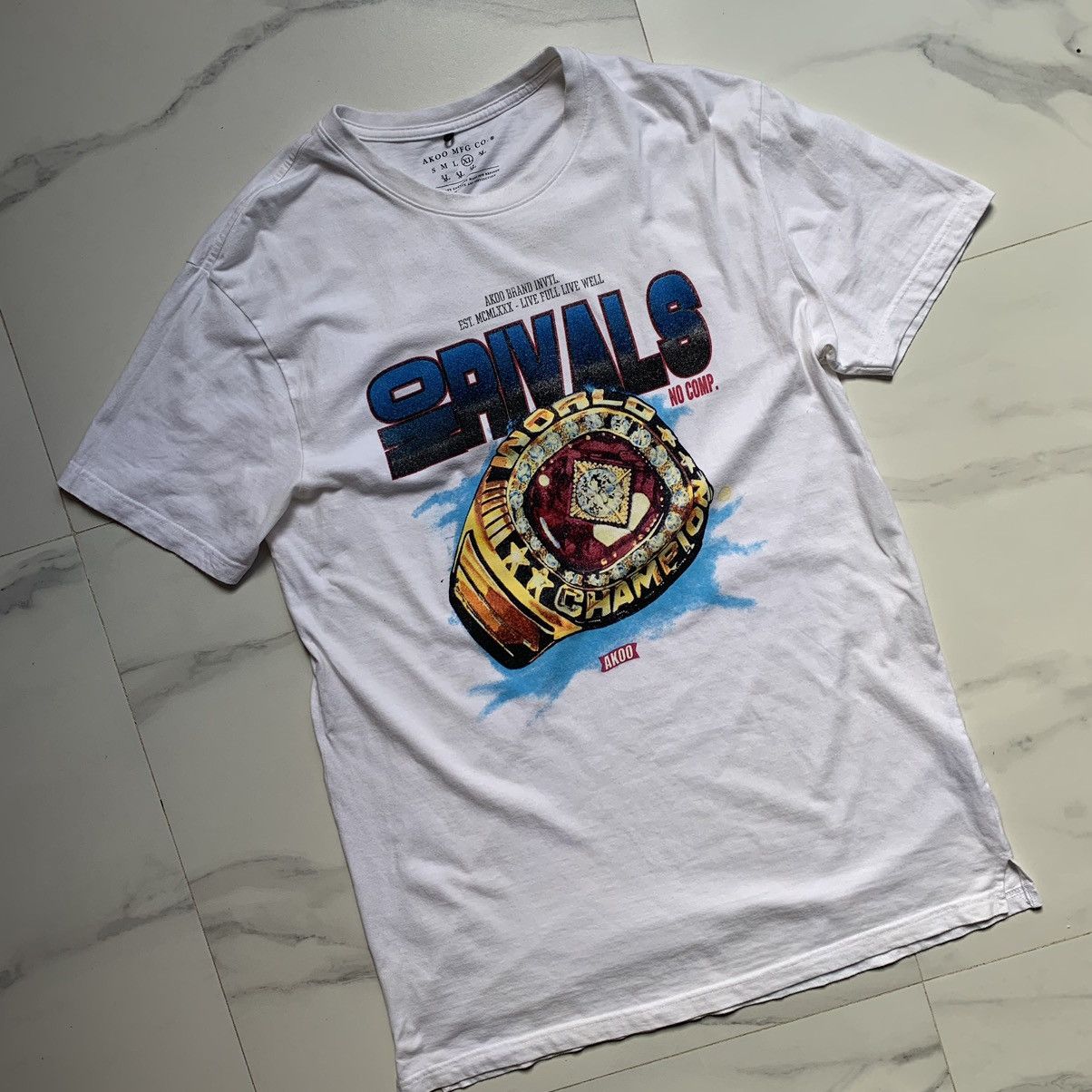 AKOO AKOO Clothing World Champions Ring T-Shirt Size US XL / EU 56 / 4 - 3 Thumbnail