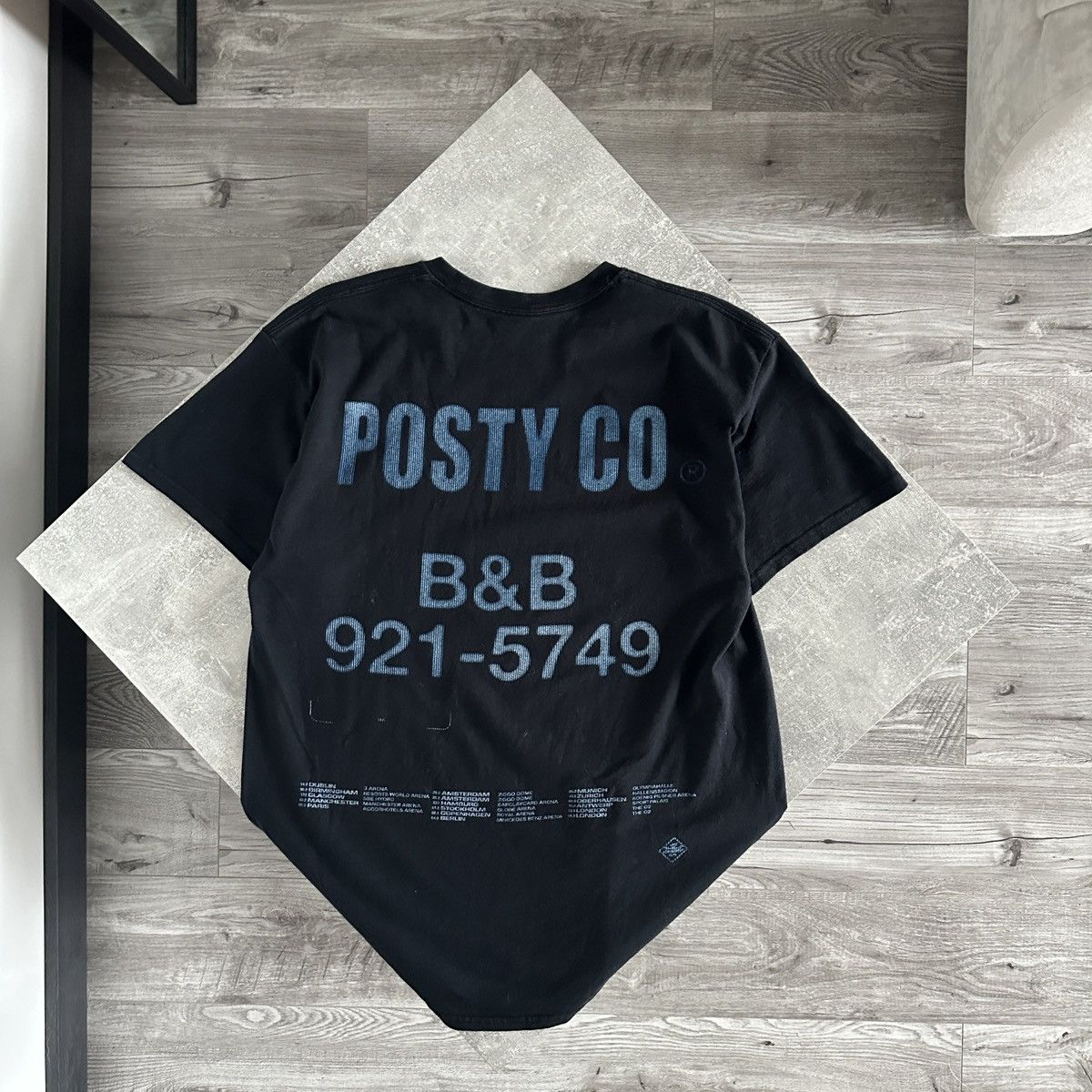 Rap Tees Post Malone Posty Co B&B tour tee beerbongs Bentleys rap y2k Size US L / EU 52-54 / 3 - 2 Thumbnail