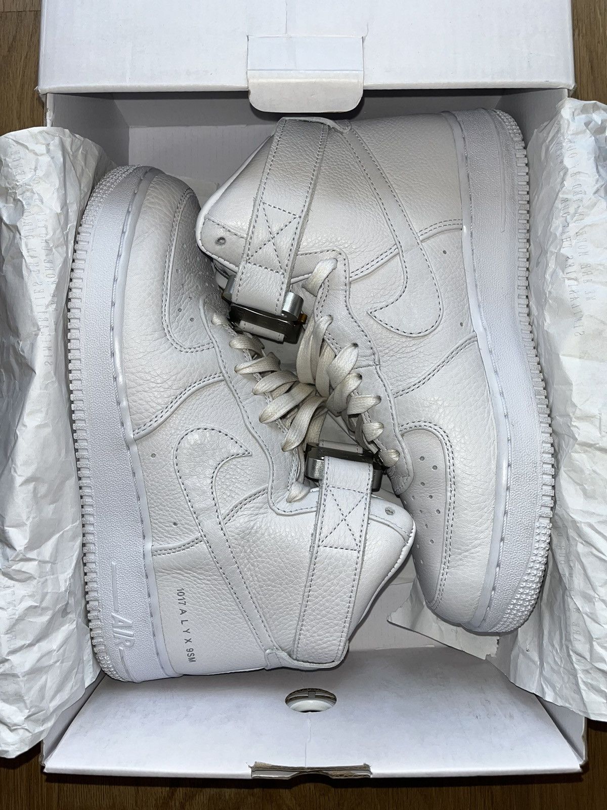 1017 ALYX 9SM × Nike Nike 1017 Alyx 9sm Air Force 1 High Size US 8 / EU 41 - 6 Thumbnail