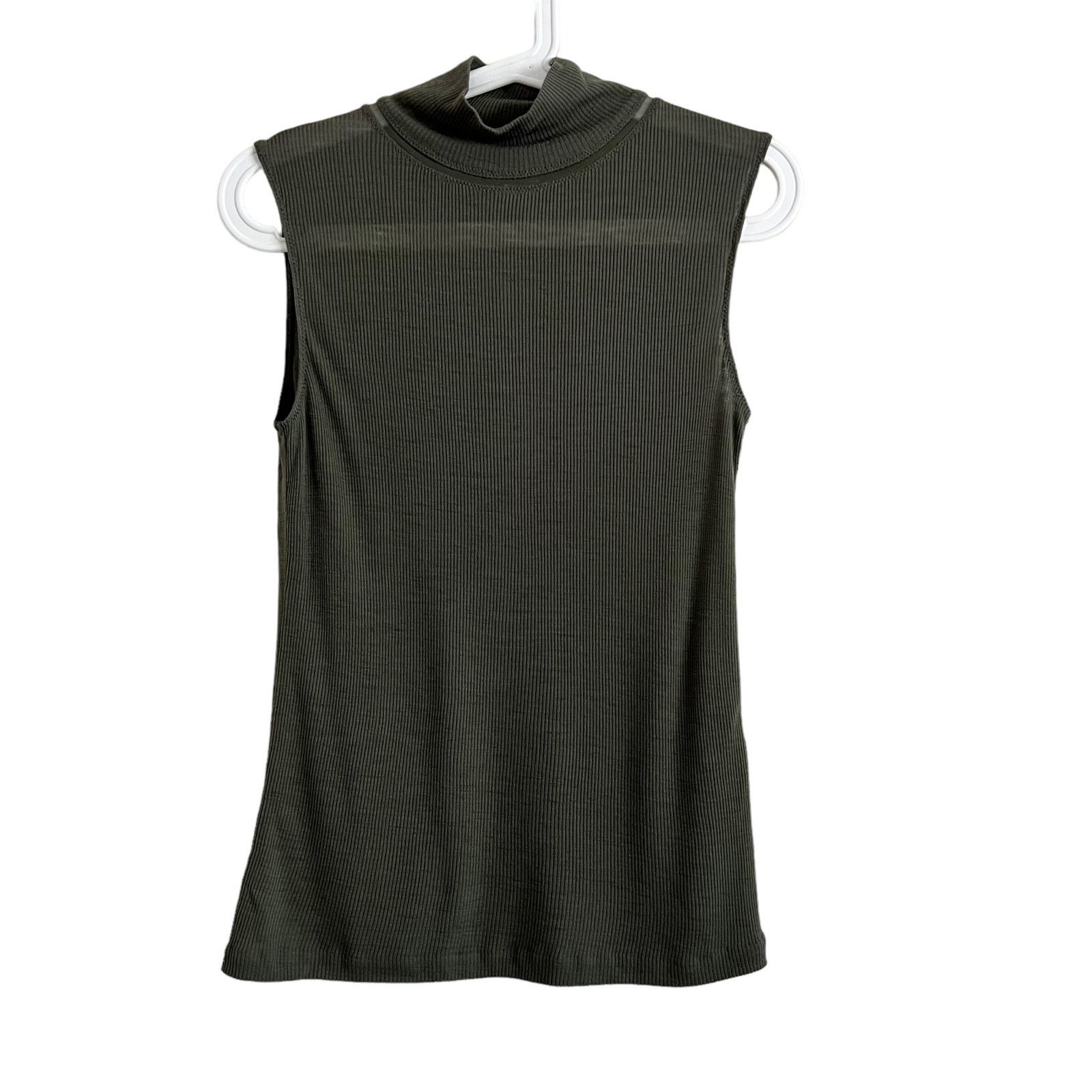 Rag & Bone rag & bone Sleeveless Mock Neck Ribbed Top Size Small Size S / US 4 / IT 40 - 1 Thumbnail