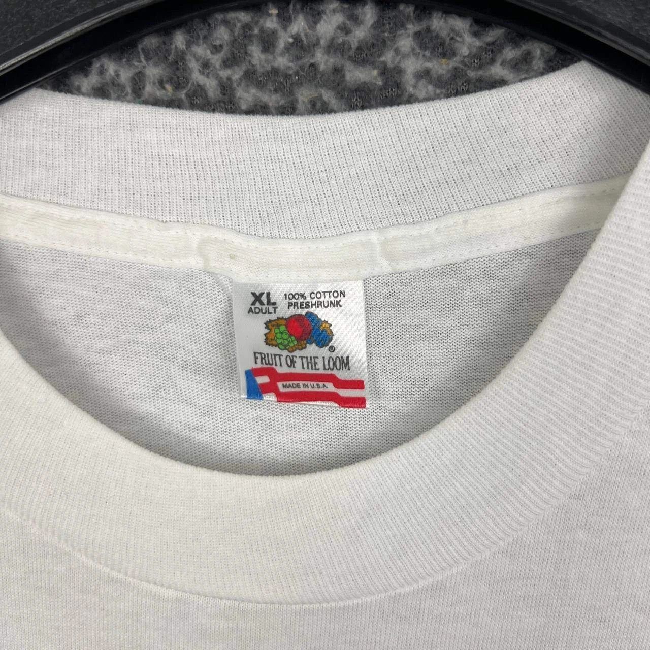 Fruit Of The Loom Vintage Windsurfing Shirt Men XL White Cotton Deadstock New Size US XL / EU 56 / 4 - 6 Thumbnail