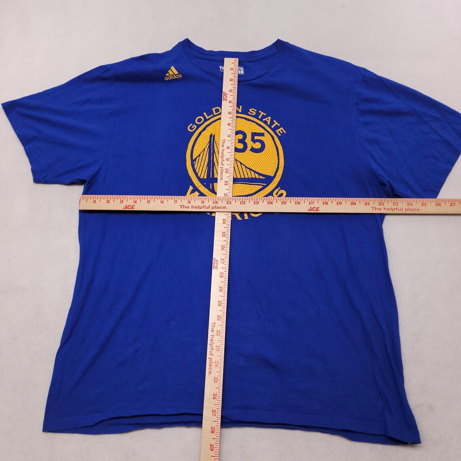 Adidas Adidas Golden State Worriors #35 Durant T-Shirt Mens Size XL Size US XL / EU 56 / 4 - 7 Thumbnail