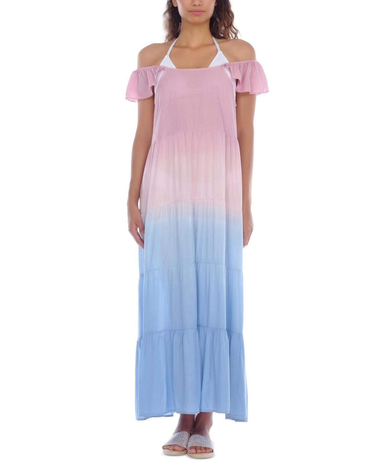 Other Raviya Women's Ombré Maxi Coverup Dress - S - Multicolor Size ONE SIZE - 3 Thumbnail