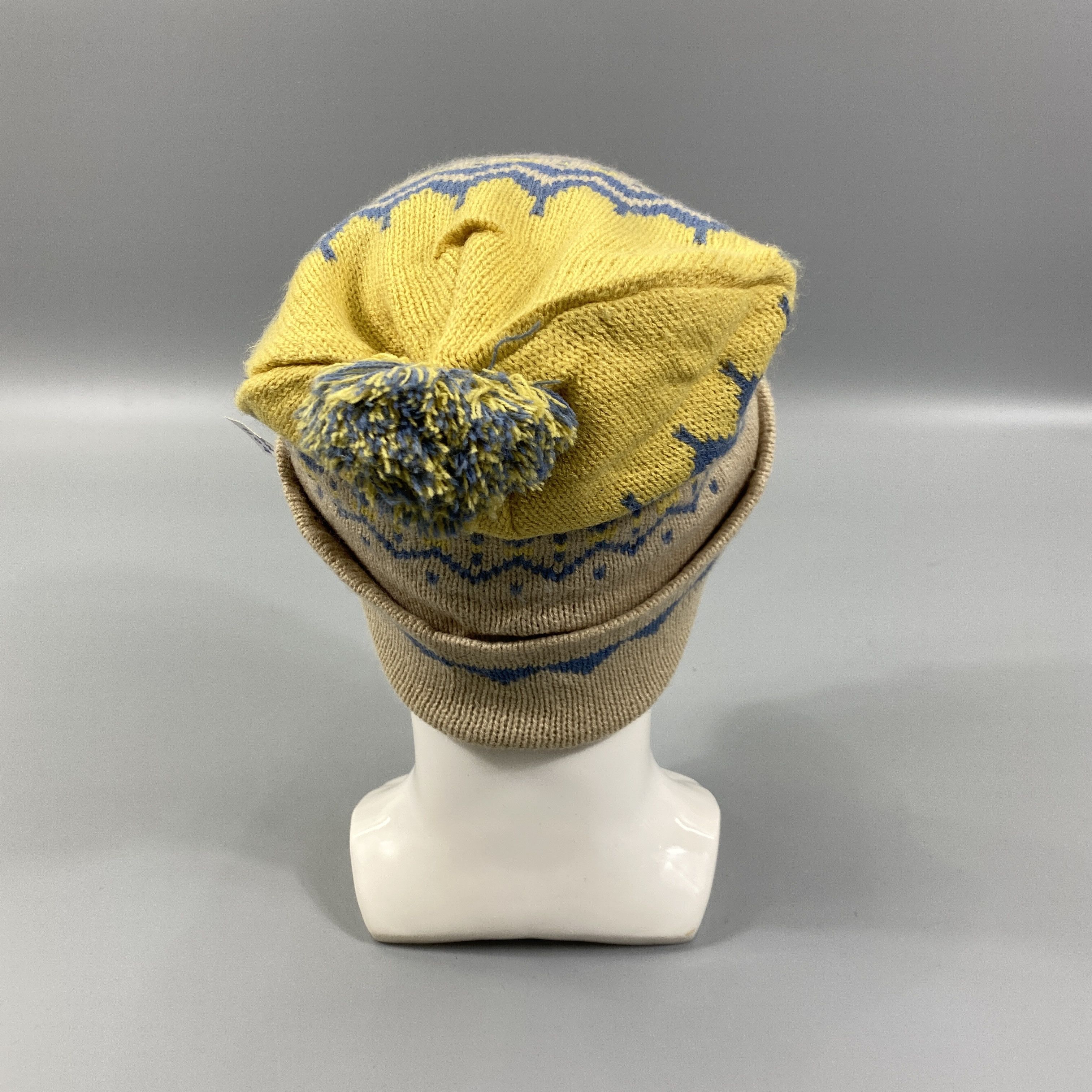 Japanese Brand Pattern Snow Cap Beanie Hat Pom Pom -BN1109 Size ONE SIZE - 2 Thumbnail