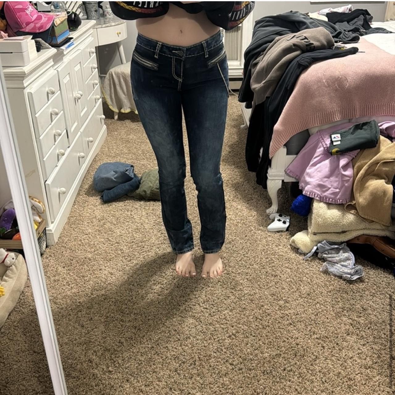 Ed Hardy × Vintage Y2K Ed Hardy Jeans Size 26" / US 2 / IT 38 - 5 Thumbnail