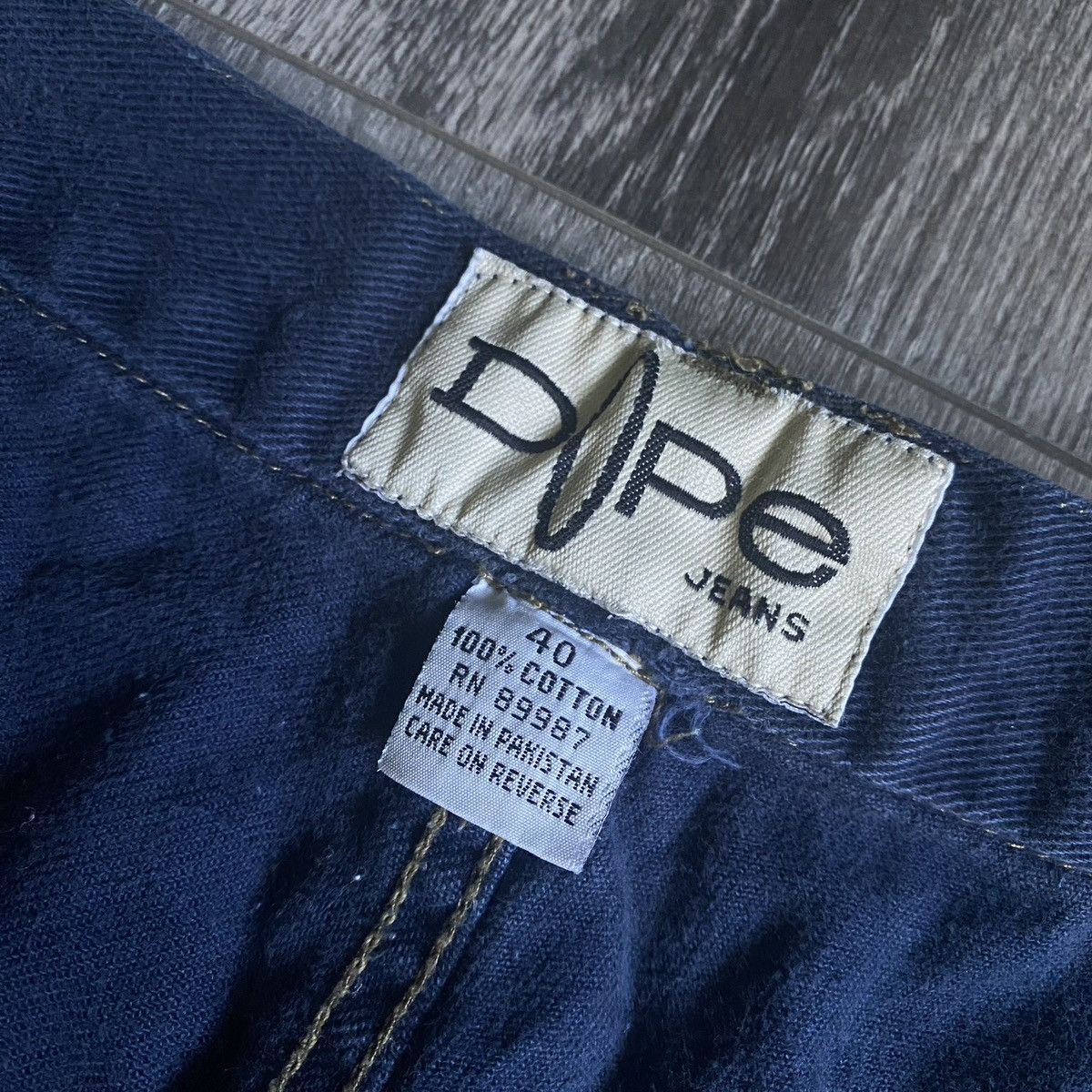 Vintage Vintage 1990s Dope Jeans Front Pocket Rap Denim Jeans 38x32 Size US 38 / EU 54 - 9 Thumbnail
