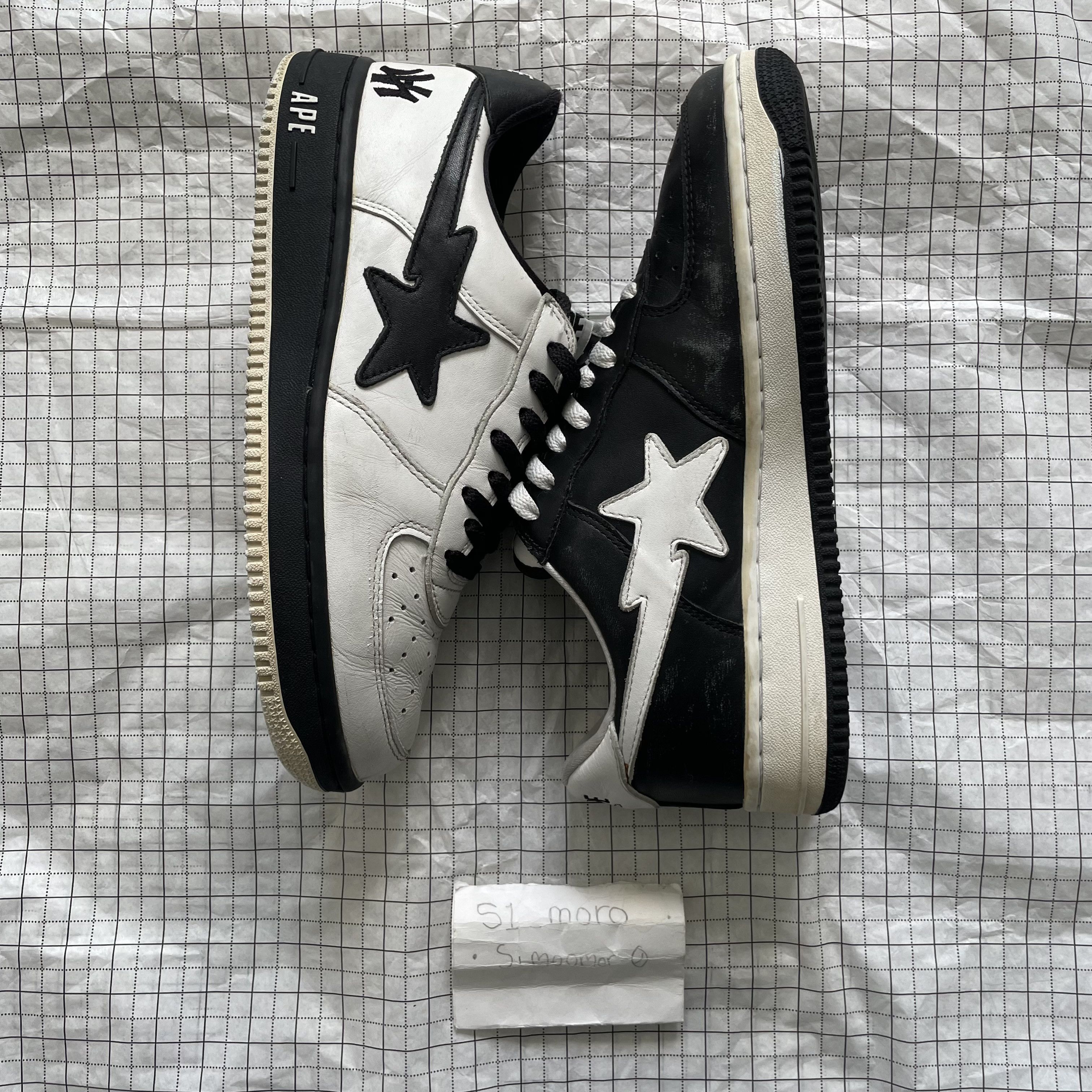 Bape A Bathing Ape x Neighborhood Japan OG Bape Sta Black White 