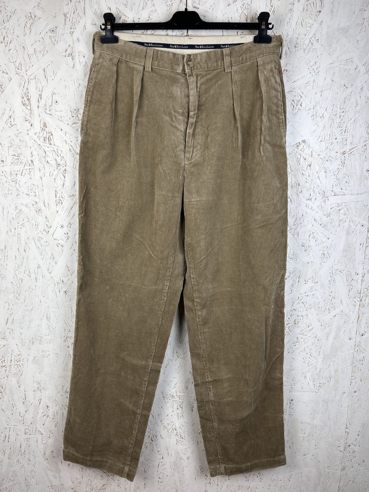 Polo Ralph Lauren Polo Cords By Ralph Lauren Velvet Corduroy Pants Size 34/32 Size US 34 / EU 50 - 1 Thumbnail