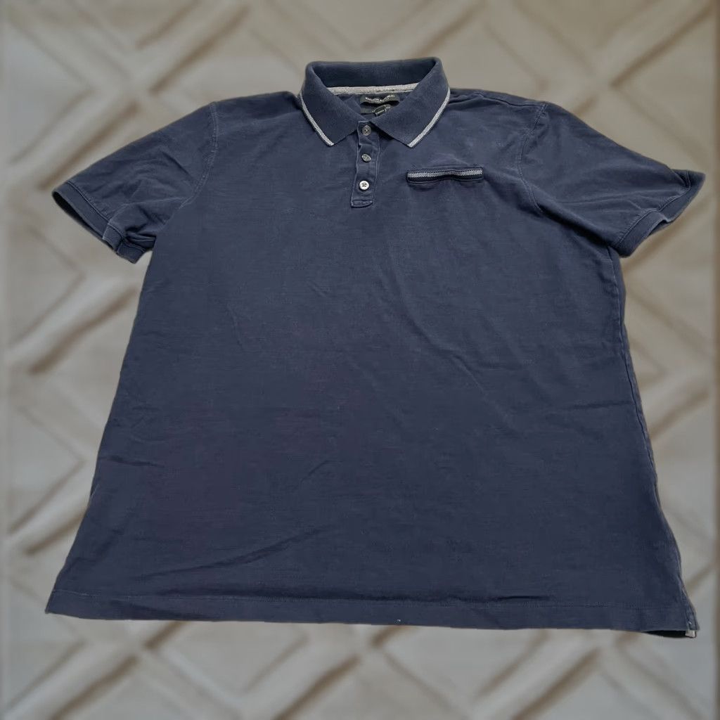 Banana Republic Banana Republic Luxury Touch Polo Shirt Men XL Blue Short Sleeve Cotton Polo Shirt Men's XL Blue Banana Republic Luxury Touch Polo Shirt Size US XL / EU 56 / 4 - 1 Thumbnail