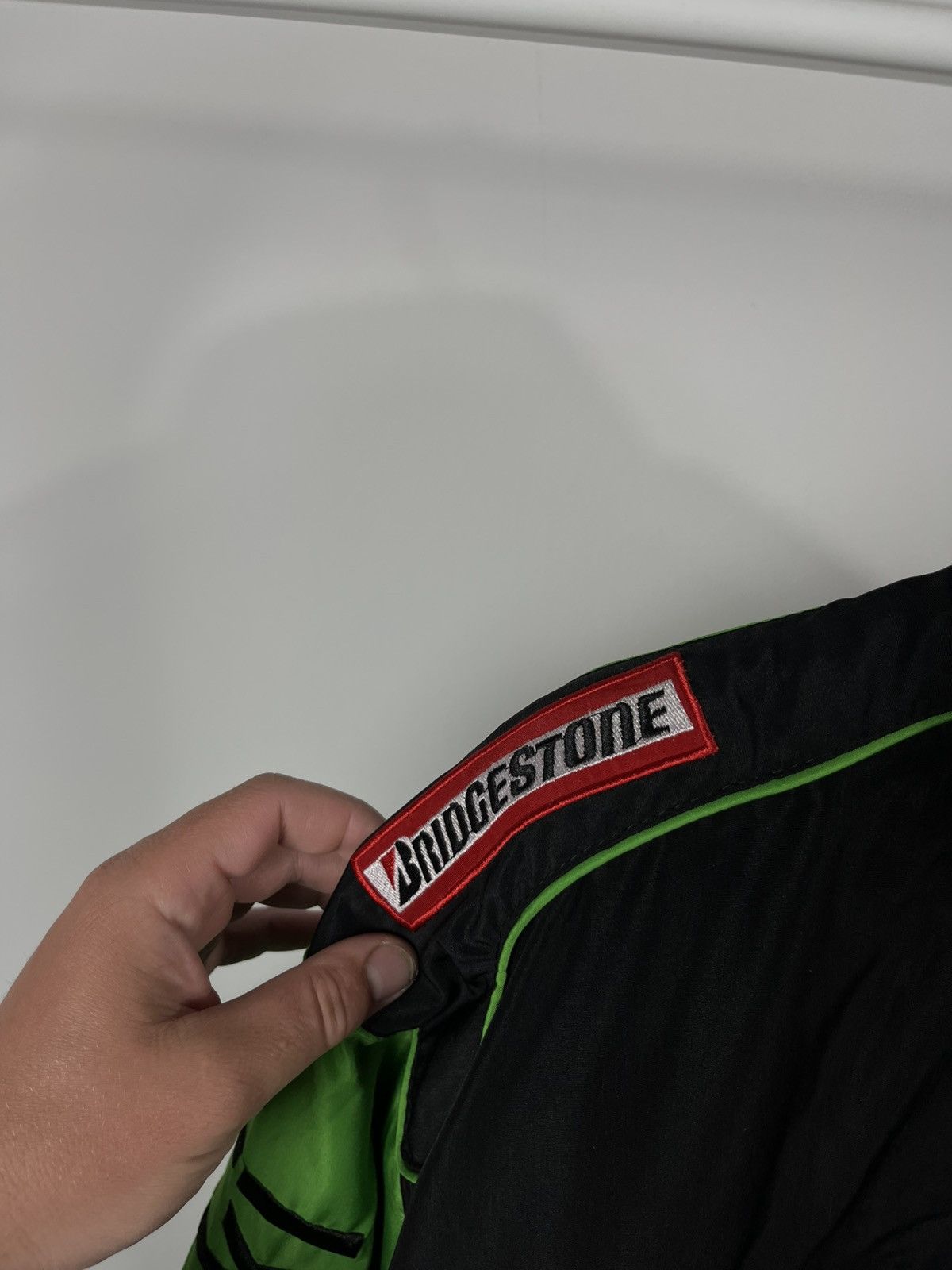 Vintage Monster Energy Kawasaki Racing Bomber Jacket XXL Black Green Size US XXL / EU 58 / 5 - 4 Thumbnail