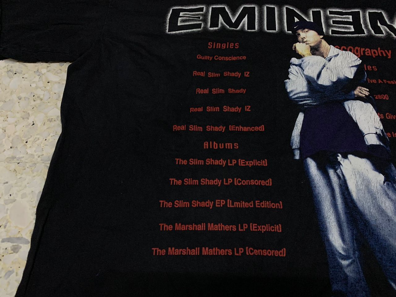 Rap Tees VINTAGE EMINEM Size US XL / EU 56 / 4 - 3 Thumbnail
