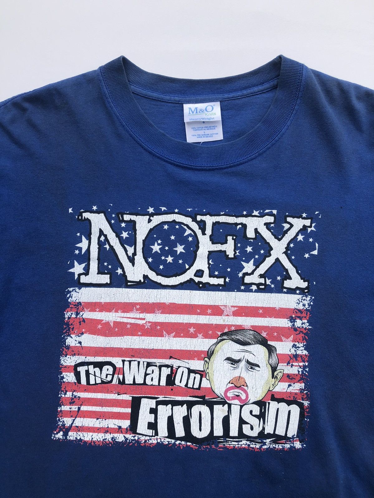 Band Tees × Vintage Vintage NOFX The War On Errorism Punk Rock Band Tee Shirt Size US L / EU 52-54 / 3 - 5 Thumbnail
