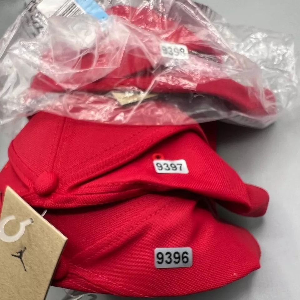 Jordan Brand Air Jordan Hat Men Red Metal Logo Jumpman Strap Back Cap New Size ONE SIZE - 8 Thumbnail