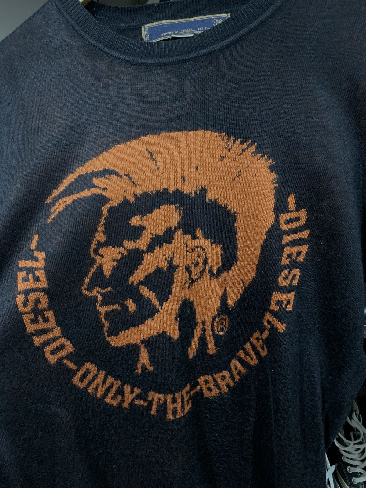 Diesel knitwear diesel punk logo Size US XL / EU 56 / 4 - 2 Thumbnail