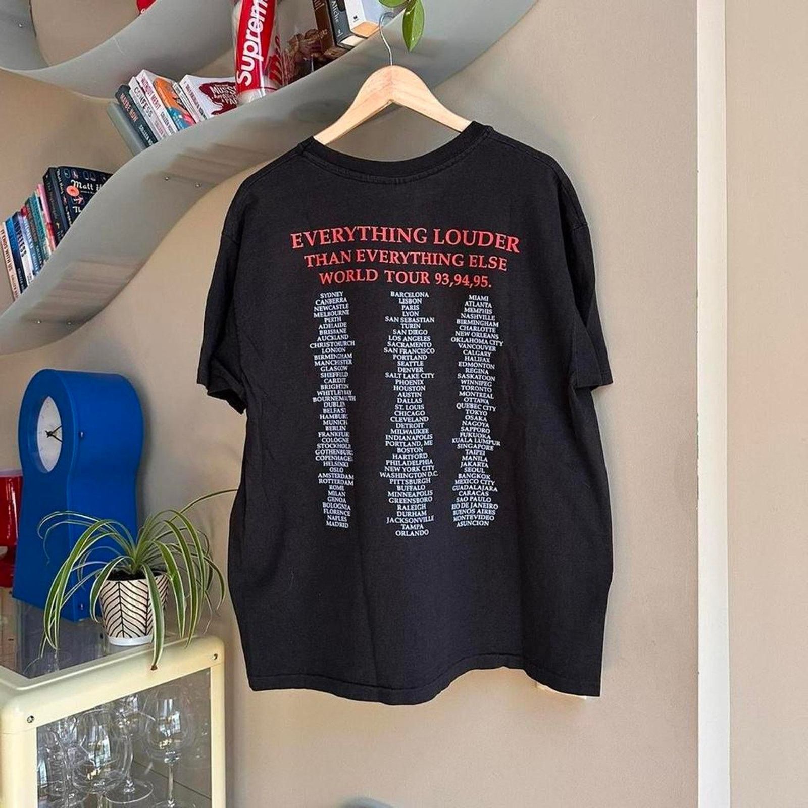 Band Tees × Vintage Vintage 1993 Meat Loaf Band T-Shirt Size US XL / EU 56 / 4 - 7 Thumbnail