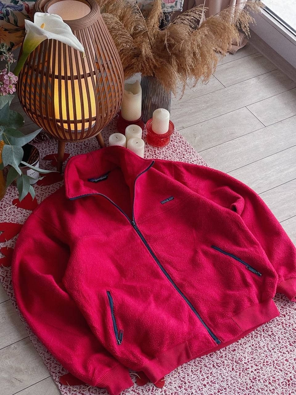 Patagonia Vintage Patagonia Pink Fleece Size US L / EU 52-54 / 3 - 3 Thumbnail