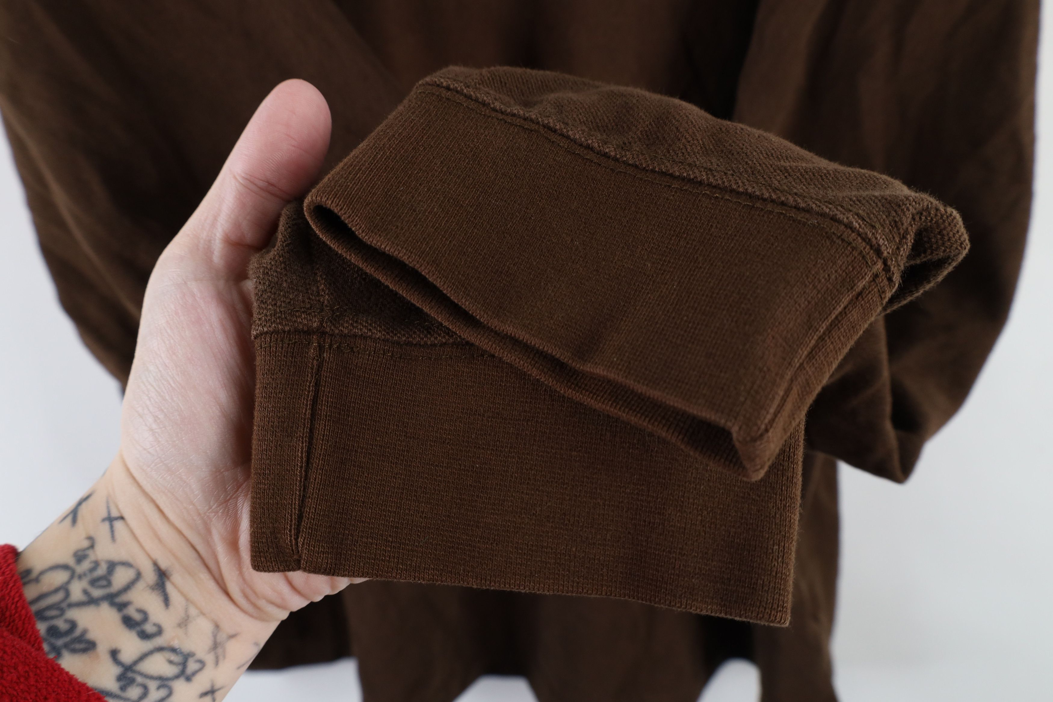 Vintage Vintage 90s Streetwear Long Sleeve Rugby Polo Shirt Brown Size US XL / EU 56 / 4 - 13 Thumbnail