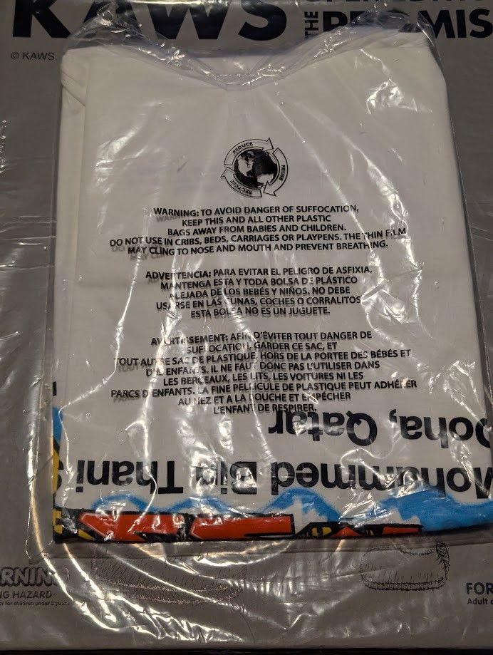 Virgil Abloh Qatar Virgil Abloh "Figures of Speech" T-Shirt Medium White Size US M / EU 48-50 / 2 - 4 Thumbnail