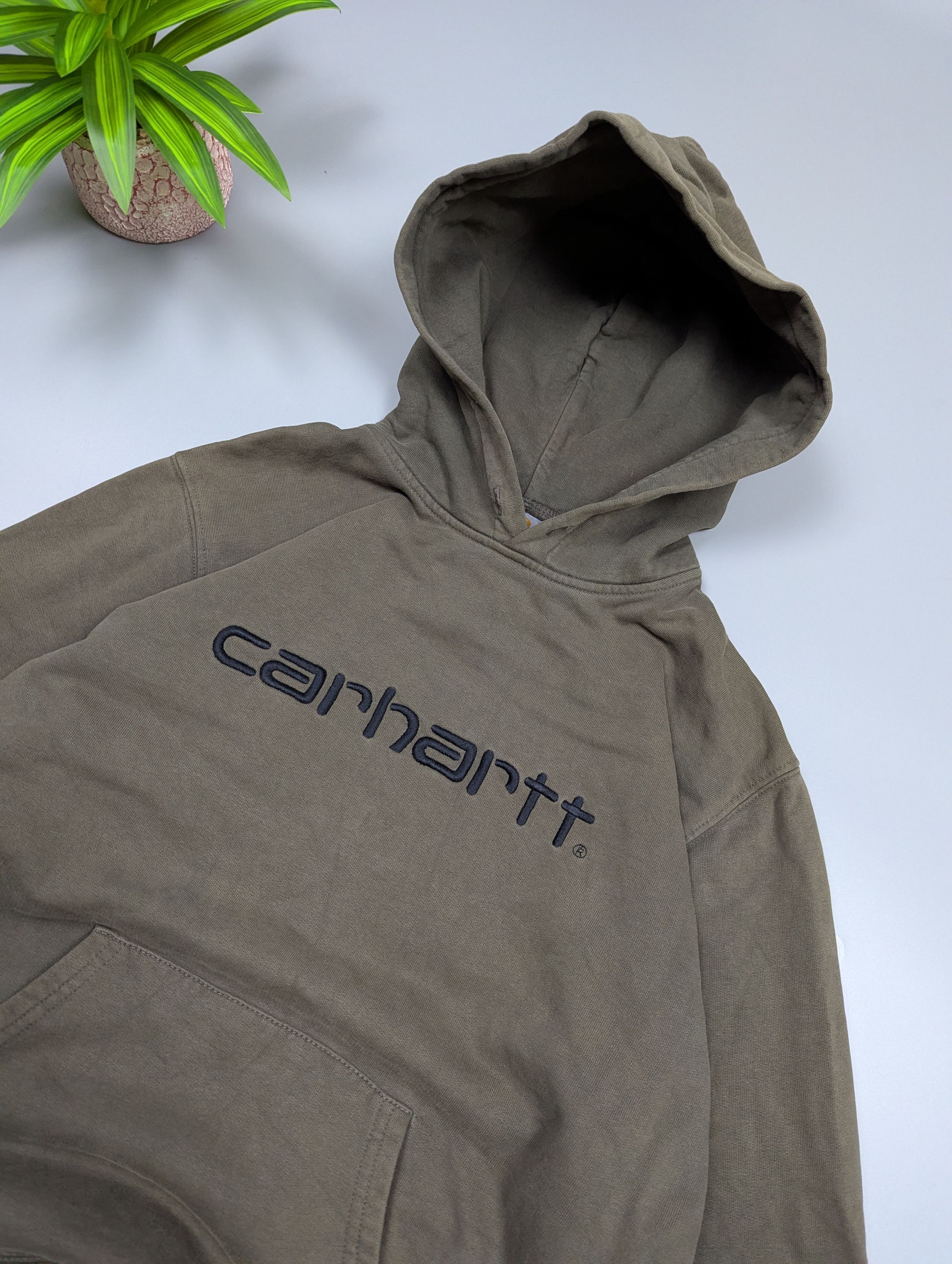 Carhartt Carhartt WIP VTG Men’s Insulated Khaki Hoodie Size M Size US M / EU 48-50 / 2 - 5 Thumbnail